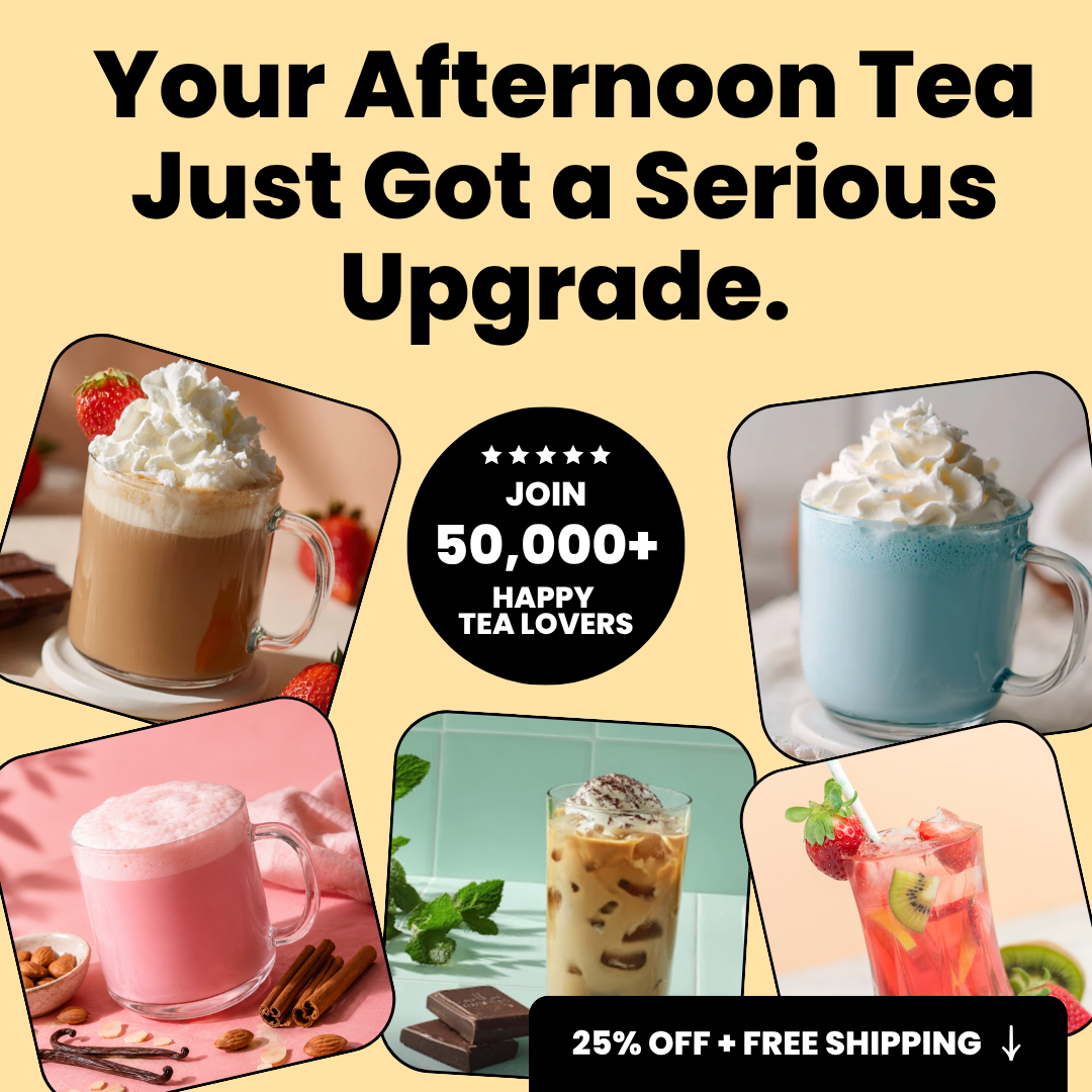 Tealish Facebook ad: Life’s Too Short for Boring Tea