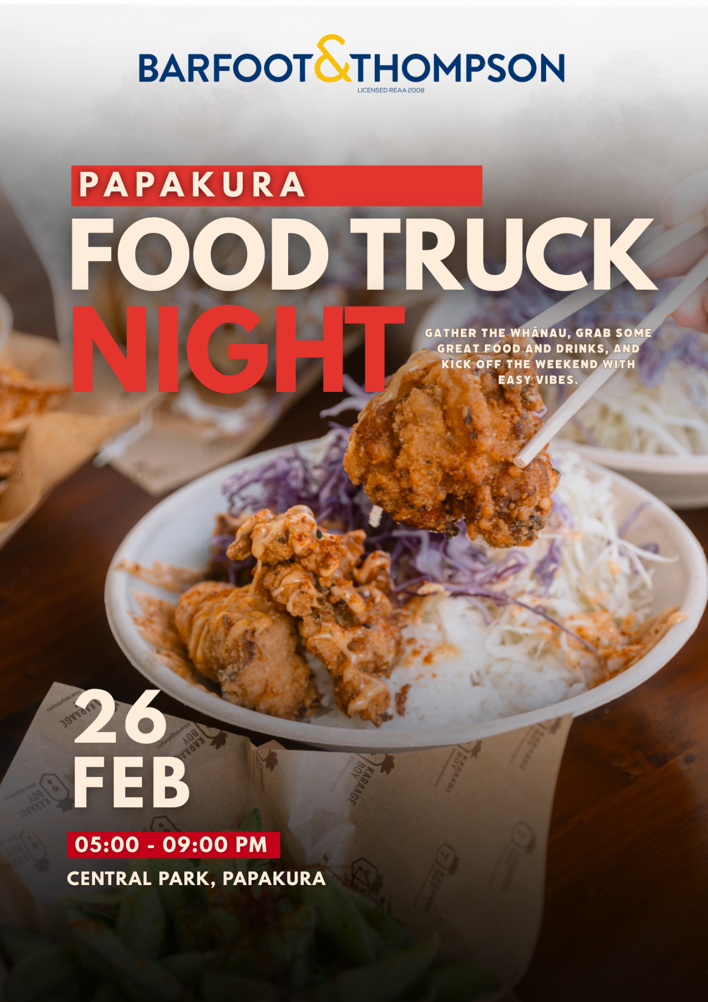 Food Truck Collective Facebook ad: Papakura Food Truck Night