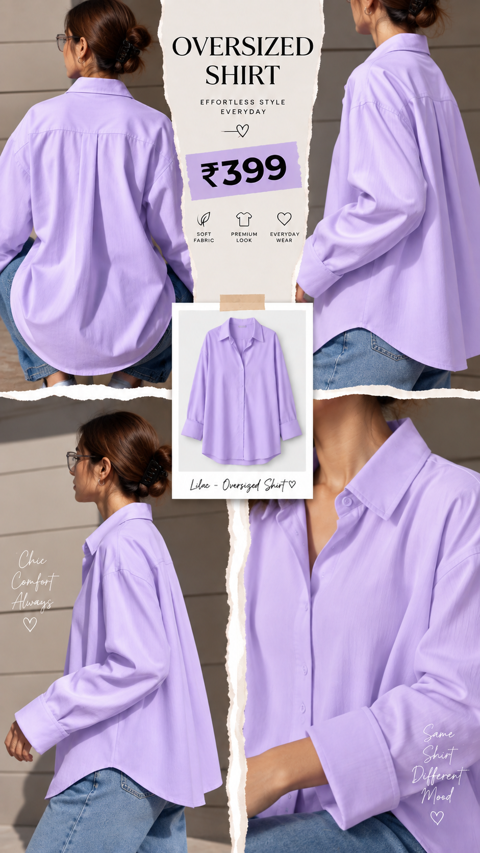 Urbunx Facebook ad: Shirts Starting at ₹399