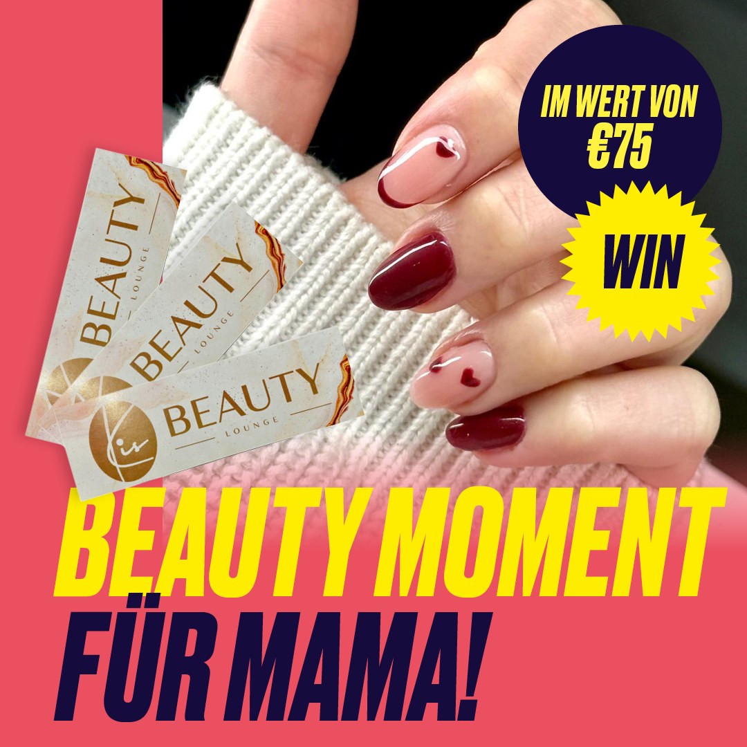 Center West Facebook ad: MUTTERTAGS-GEWINNSPIEL Zeit für Me-Time für Mama