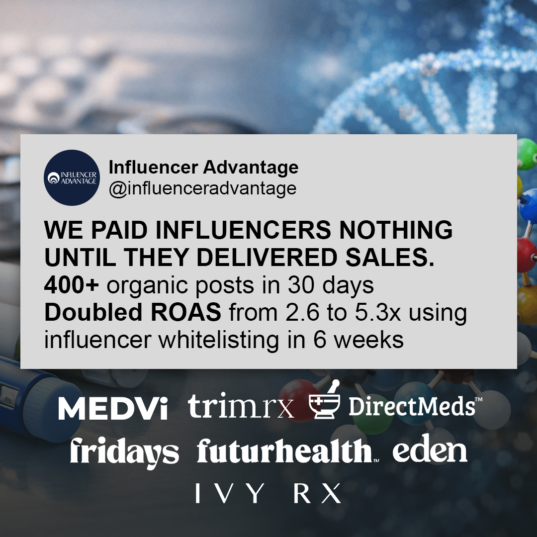 Influencer Advantage Facebook ad