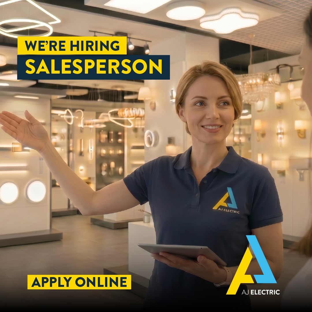 AJ Electric Facebook ad: Salesperson - AJ Electric
