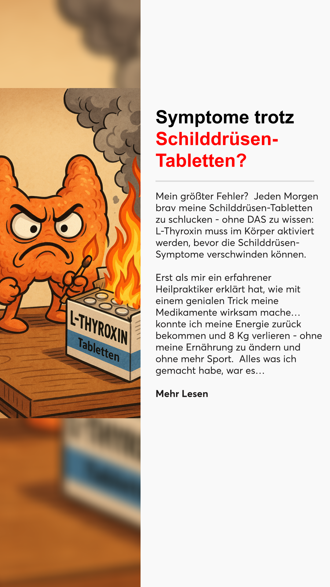 Mission Schilddrüse Facebook ad