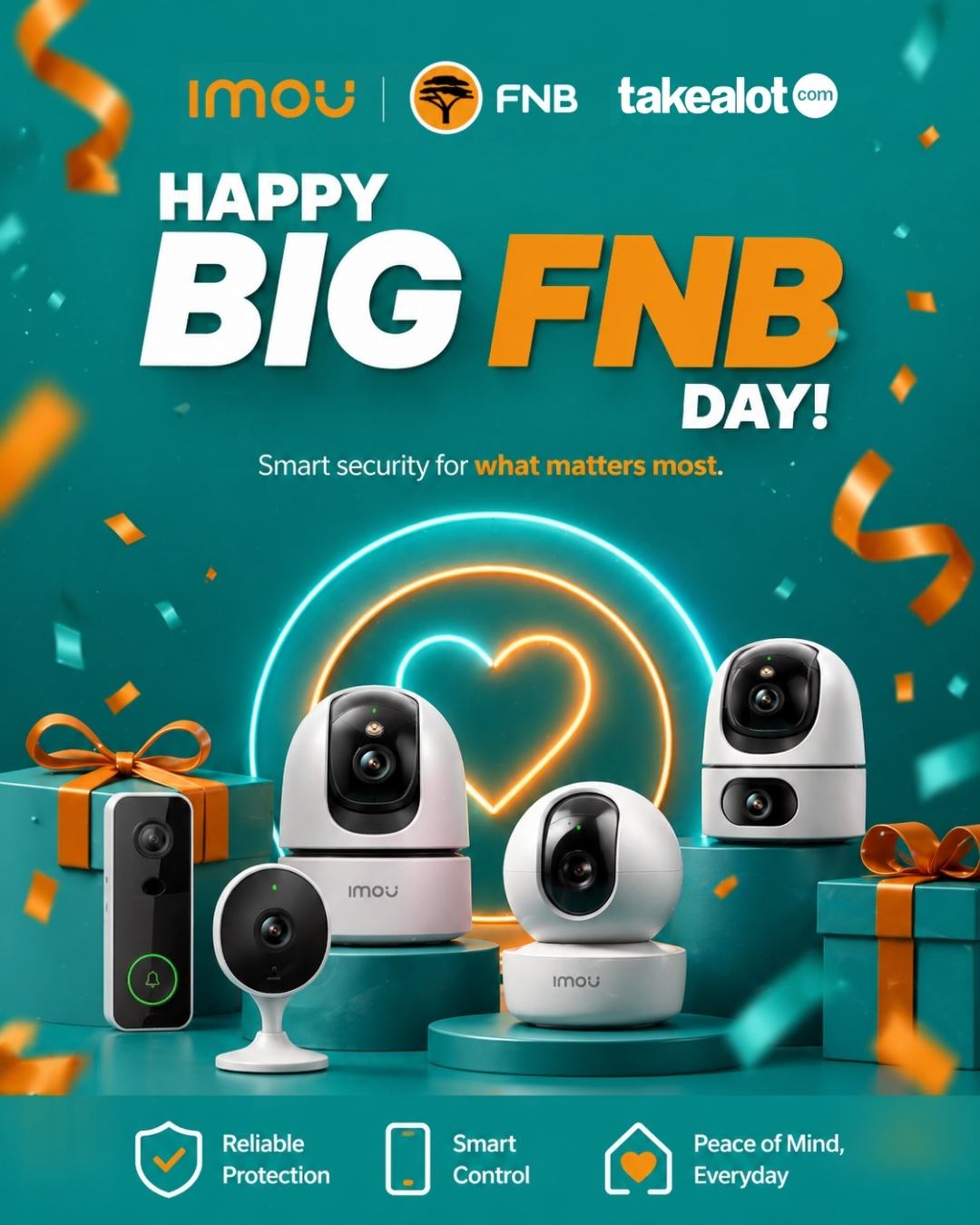 Imou South Africa Facebook ad: It’s Big FNB Day!