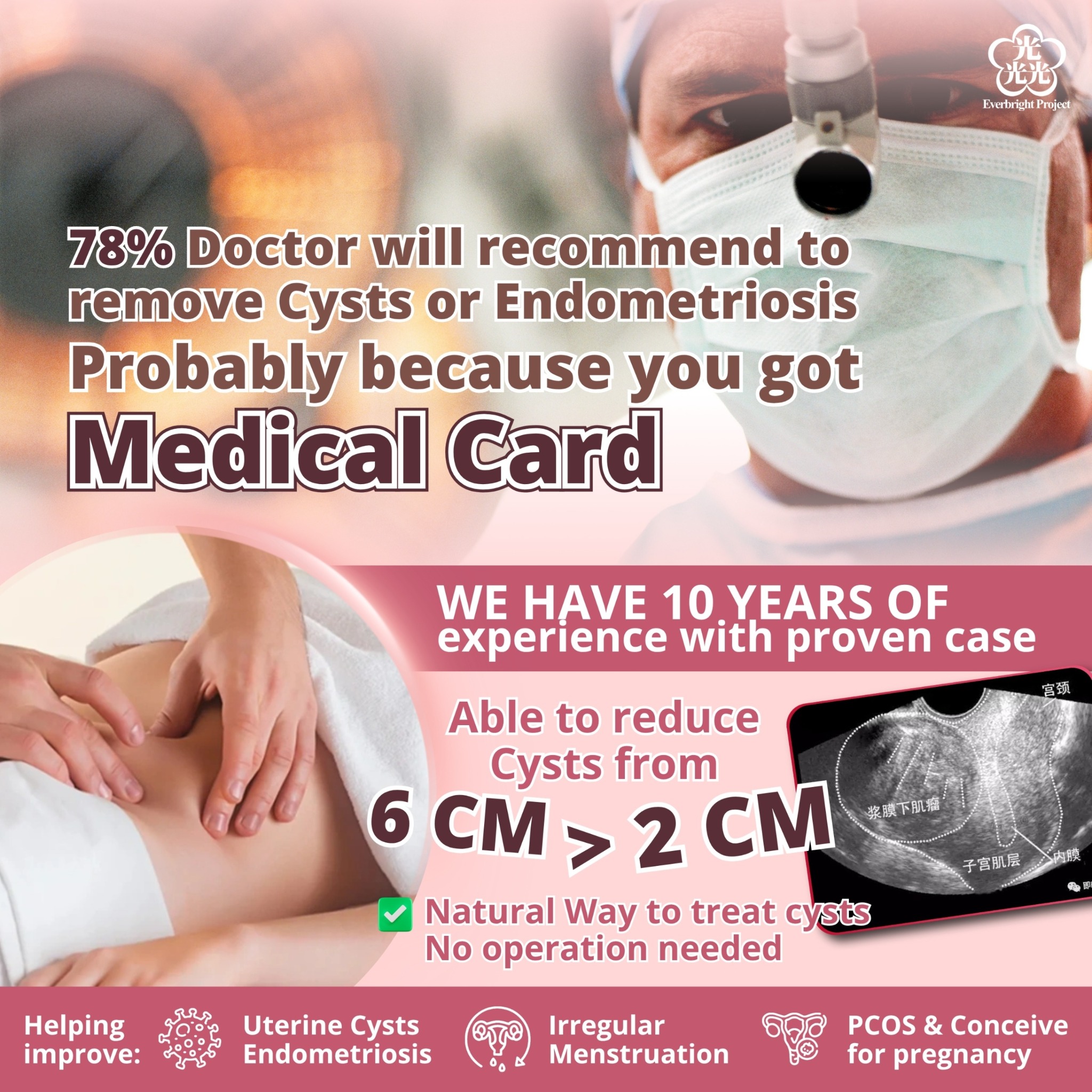 Everbright Project Wellness International Facebook ad: Setia Alam: Womb Meridian Therapy ~ First Trial RM 99 ONLY