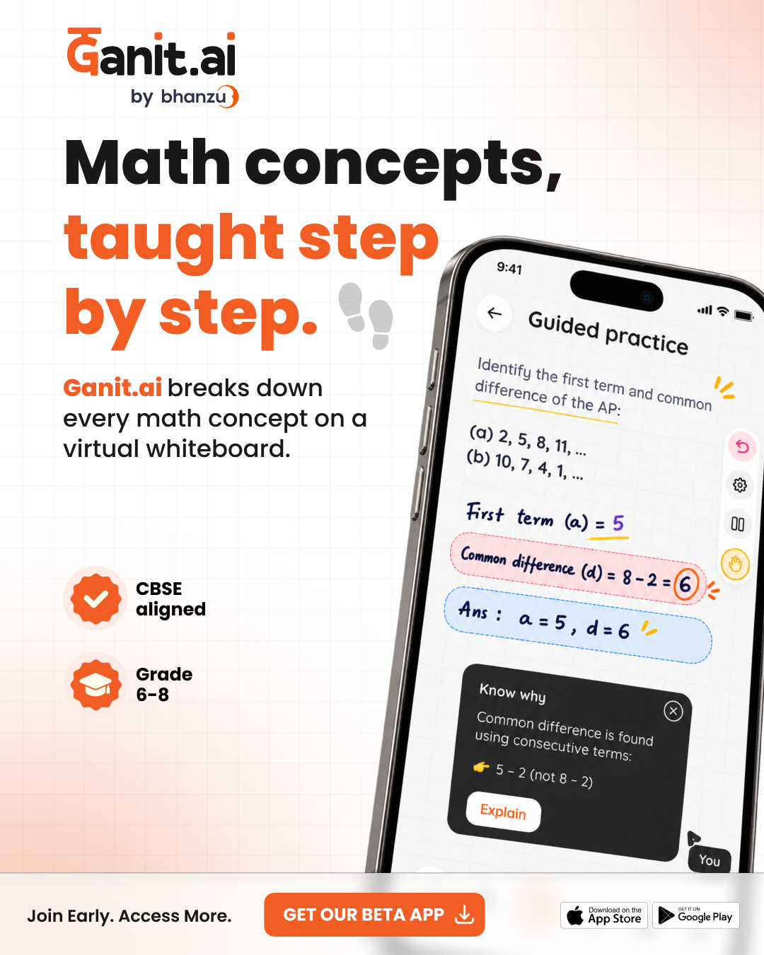 Bhanzu Facebook ad: Your child's 24/7 math tutor is here
