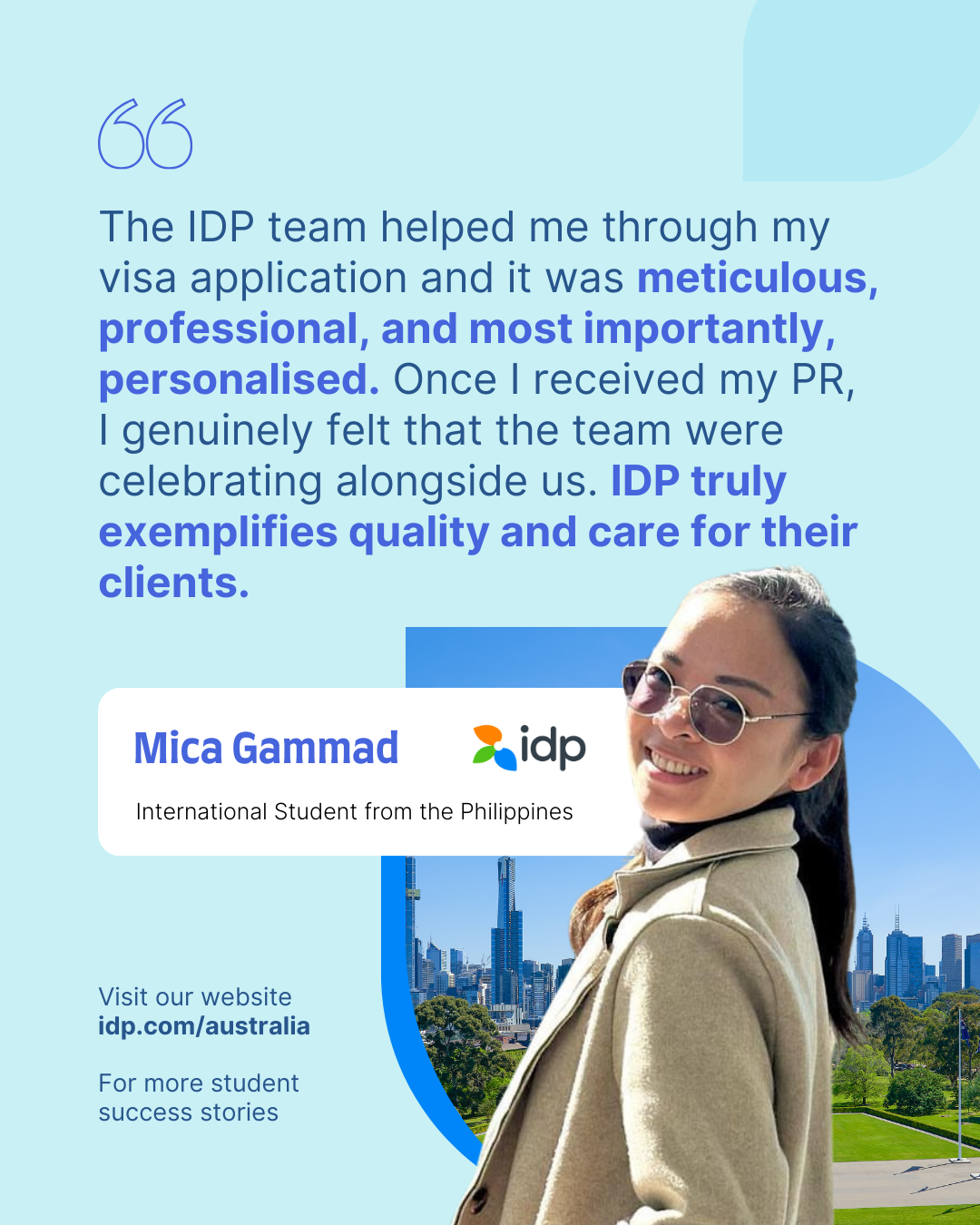 IDP Education Facebook ad