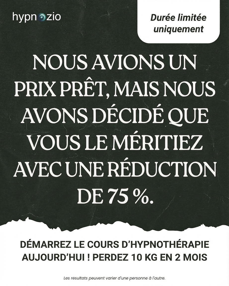 Hypnozio: power of hypnotherapy Facebook ad