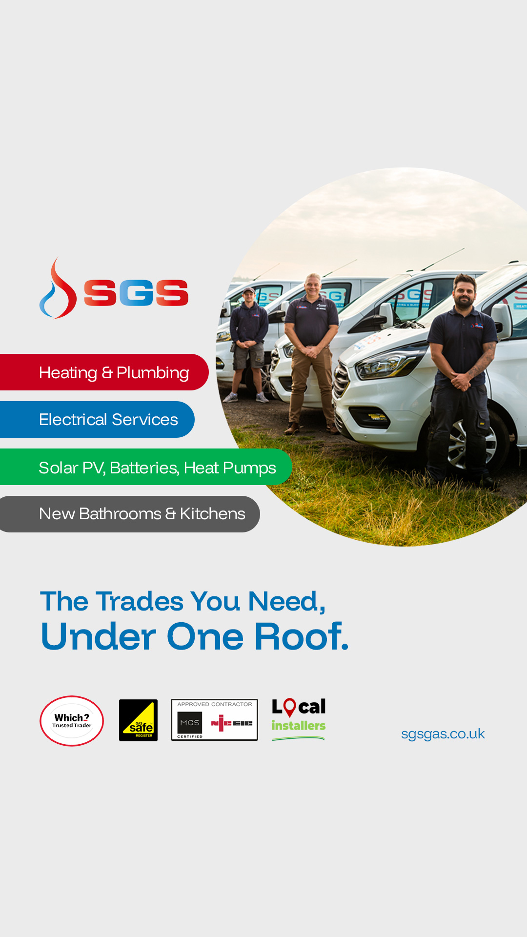SGS Heating & Electrical Ltd Facebook ad