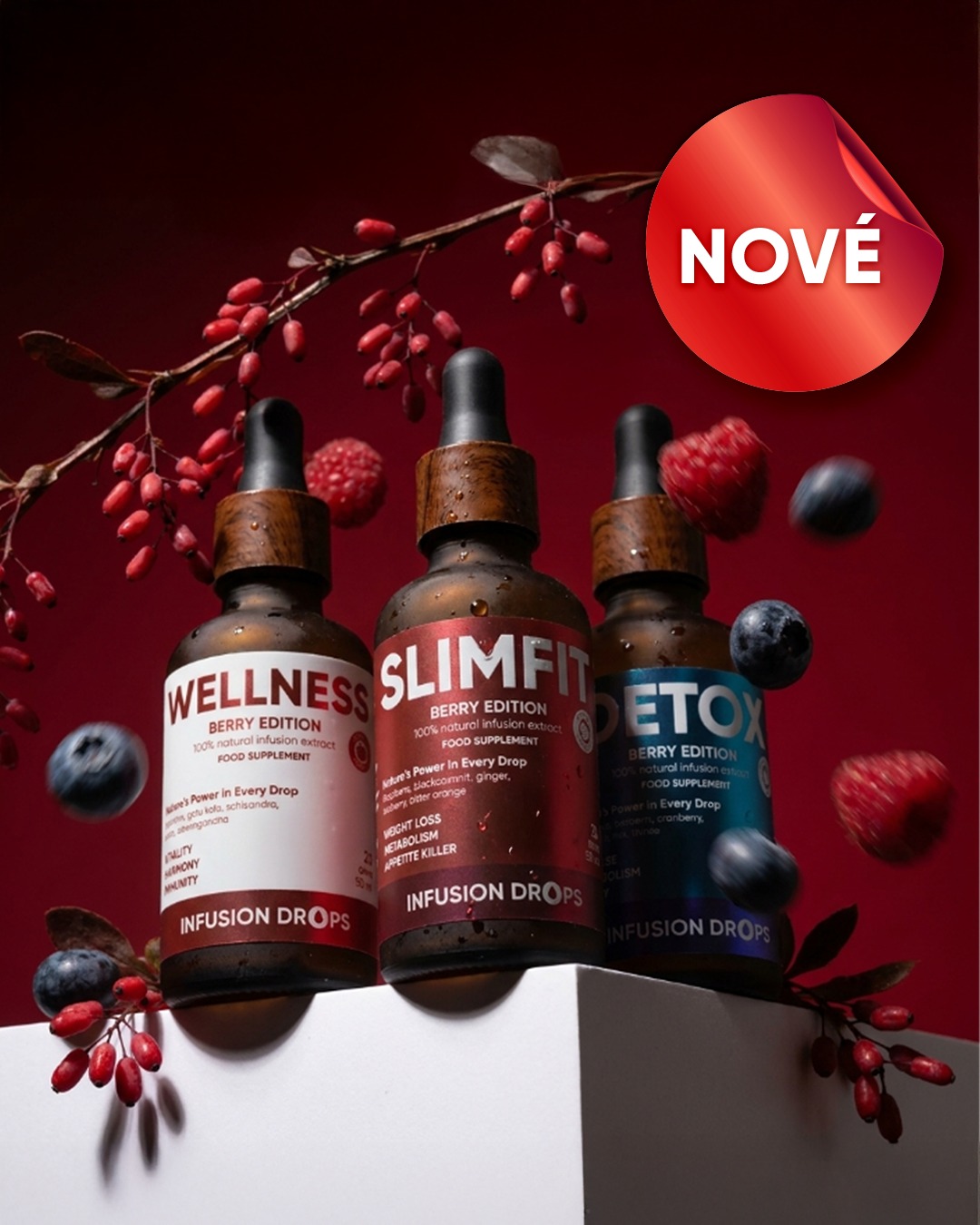 WOW Tea Slovensko Facebook ad: Bobuľové čaje - WOW TEA Slovakia