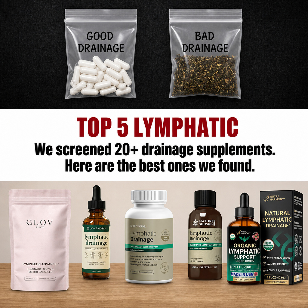 Her Wellness Daily Facebook ad: Top 5 lymphatic, tested