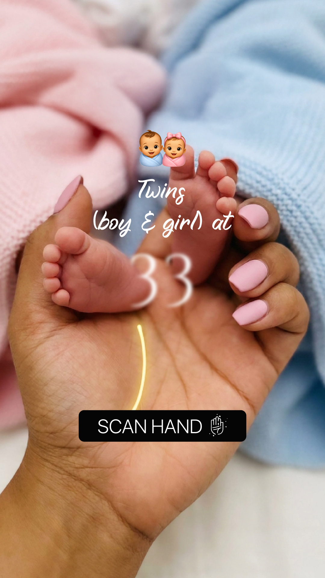 Palm reading insights Facebook ad