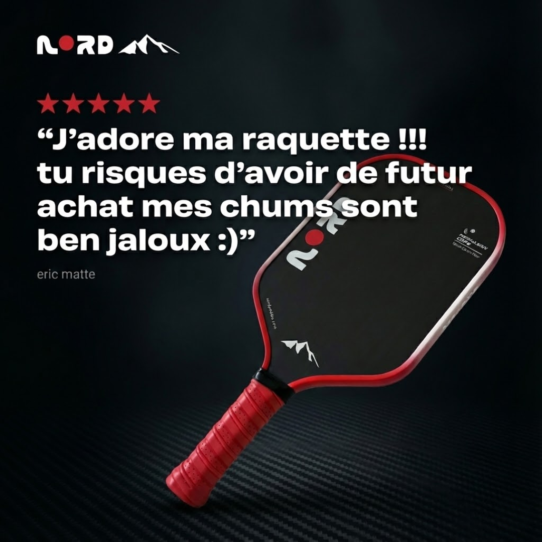 Nord Paddle Pickleball Facebook ad: Une raquette qui surprend tout le monde par…
