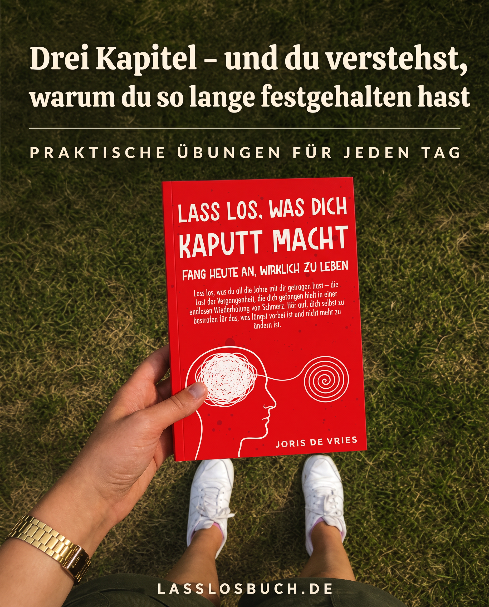 Lass los, was dich kaputt macht Facebook ad: Siebzehn Leute. Keiner wusste, wie.