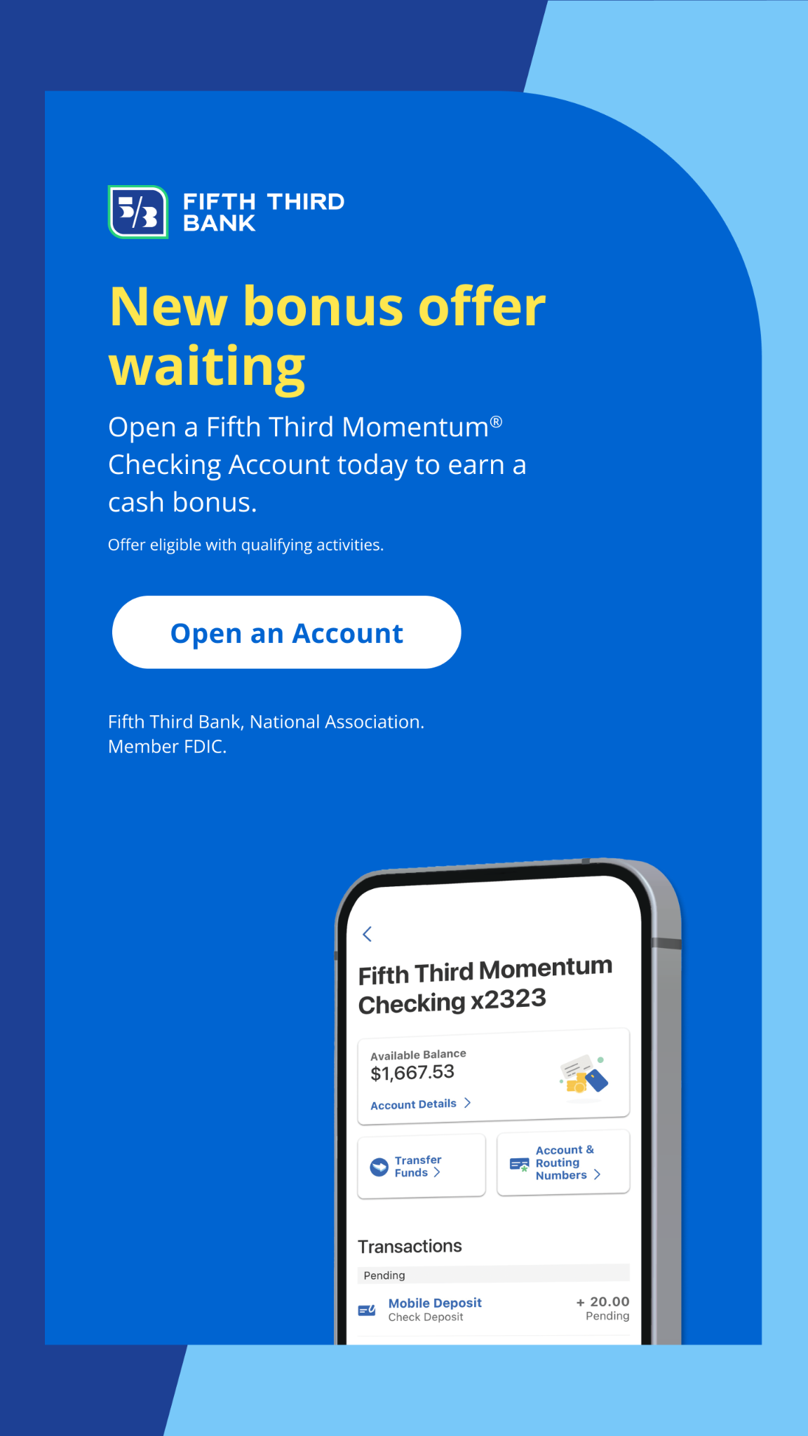 Fifth Third Bank Facebook ad