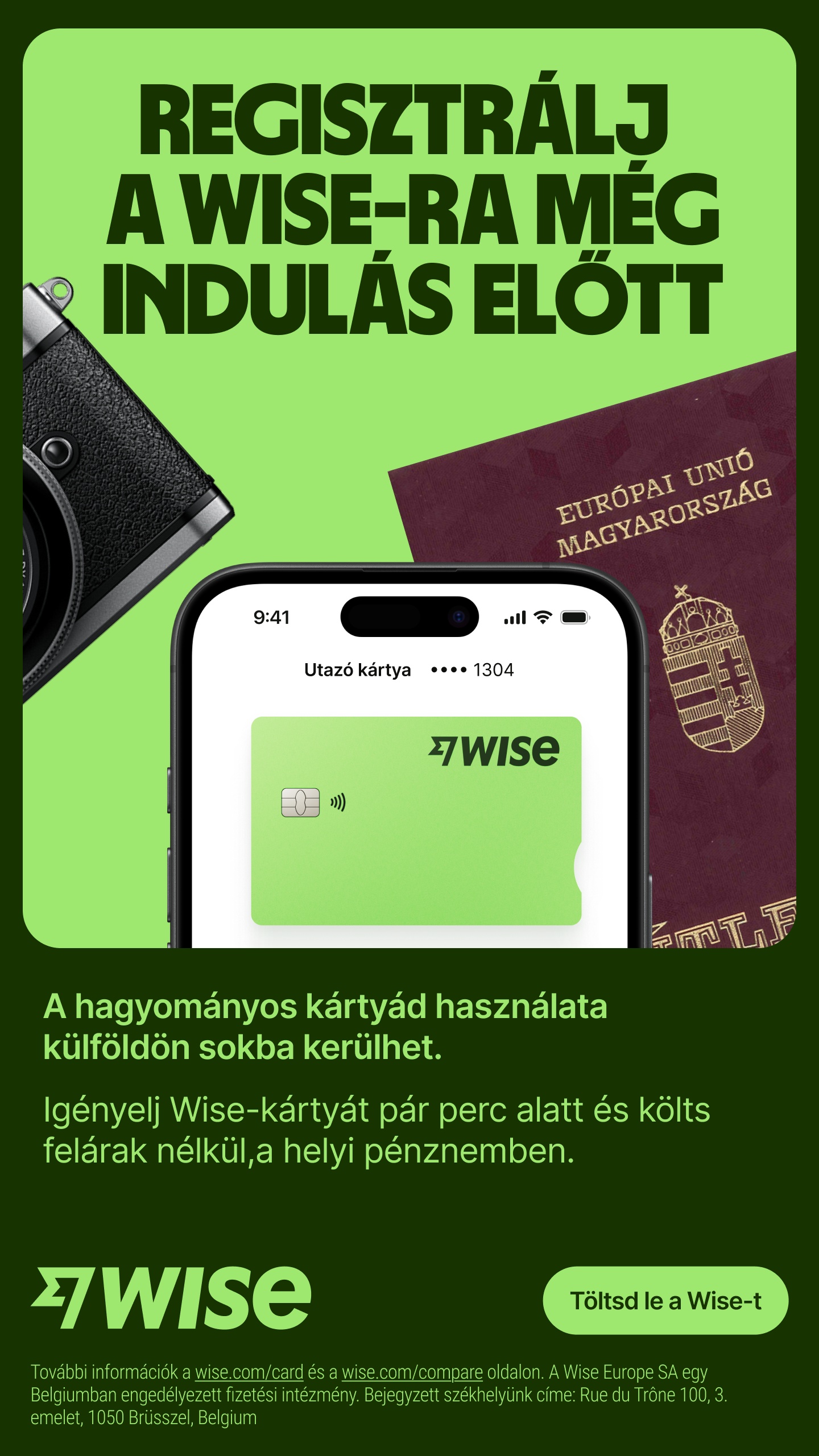 Wise Facebook ad
