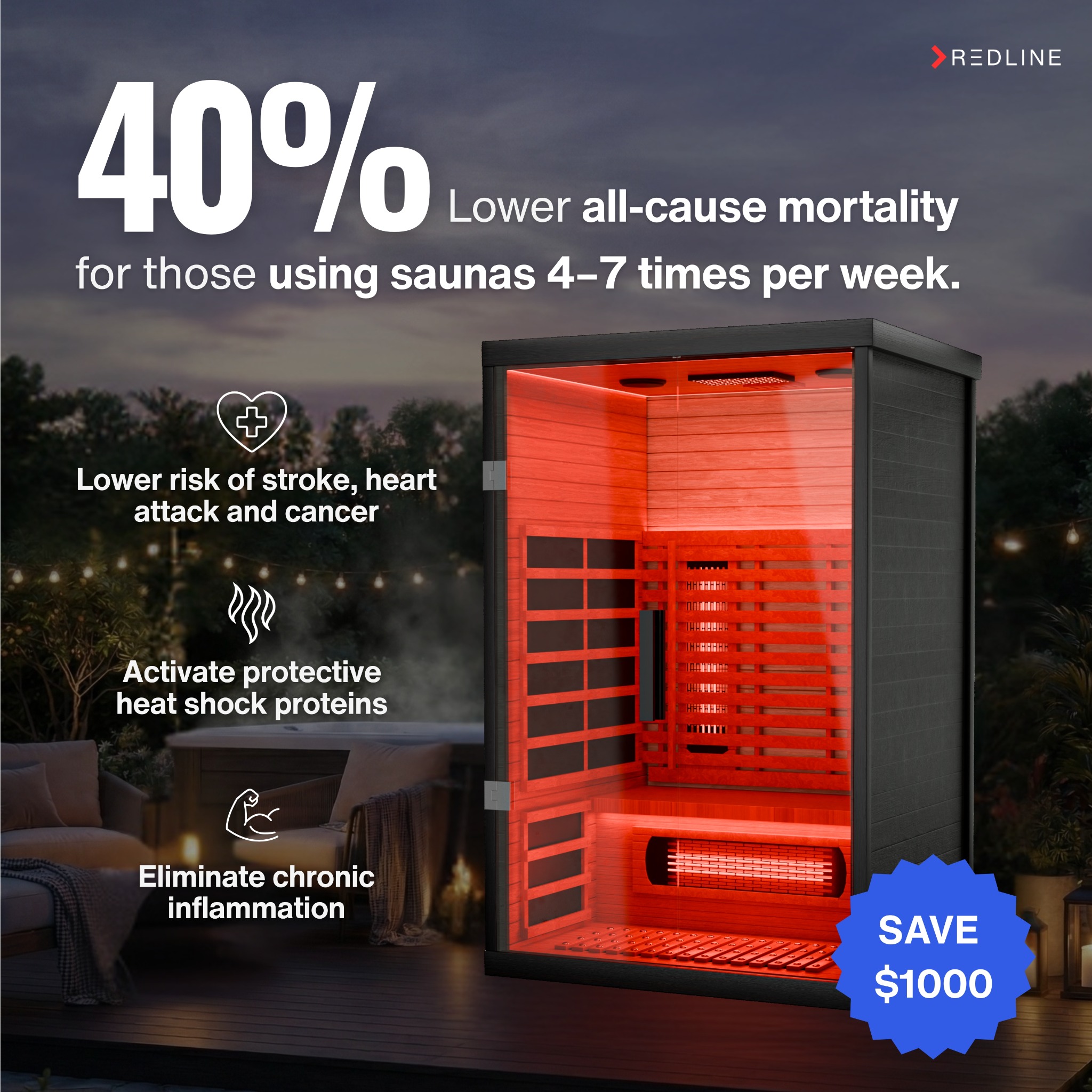 Redline LED Facebook ad