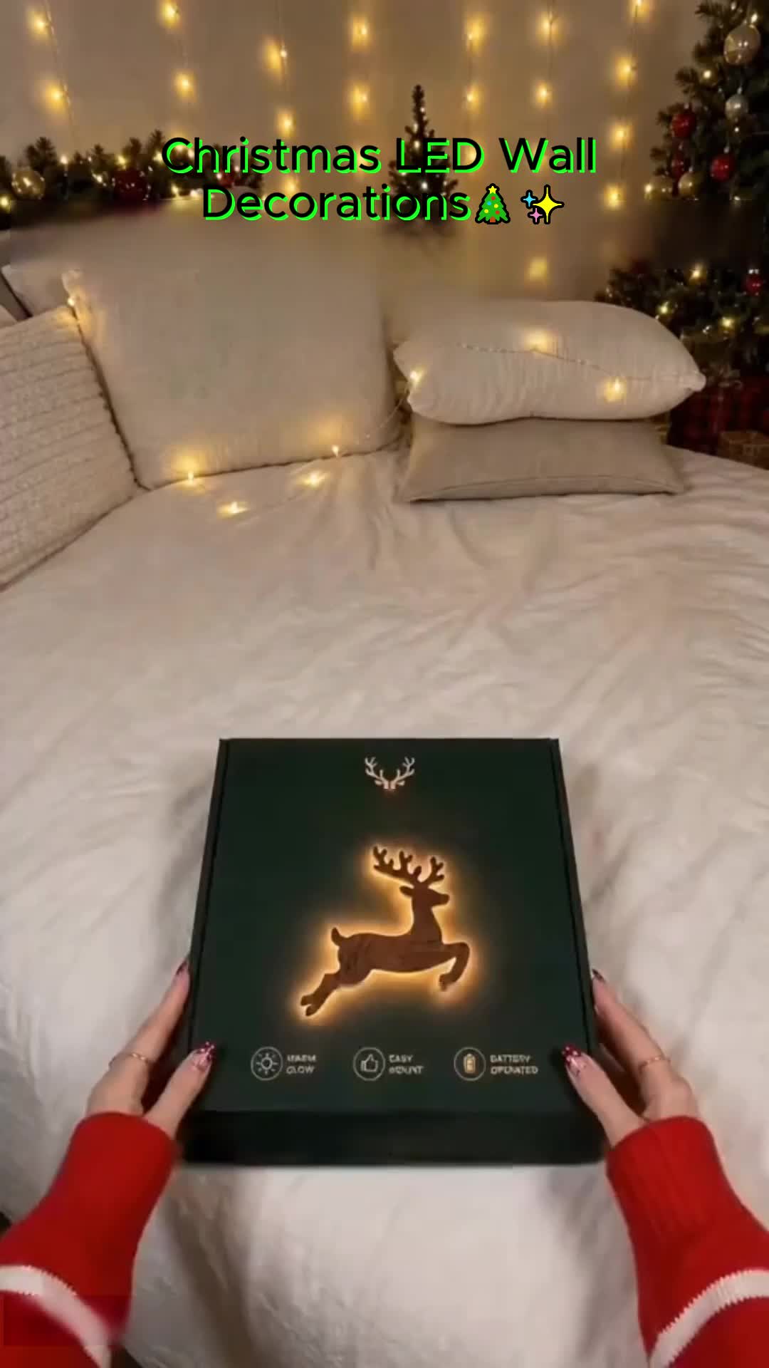 Bonneidea Facebook ad: Illuminez votre intérieur pour Noël