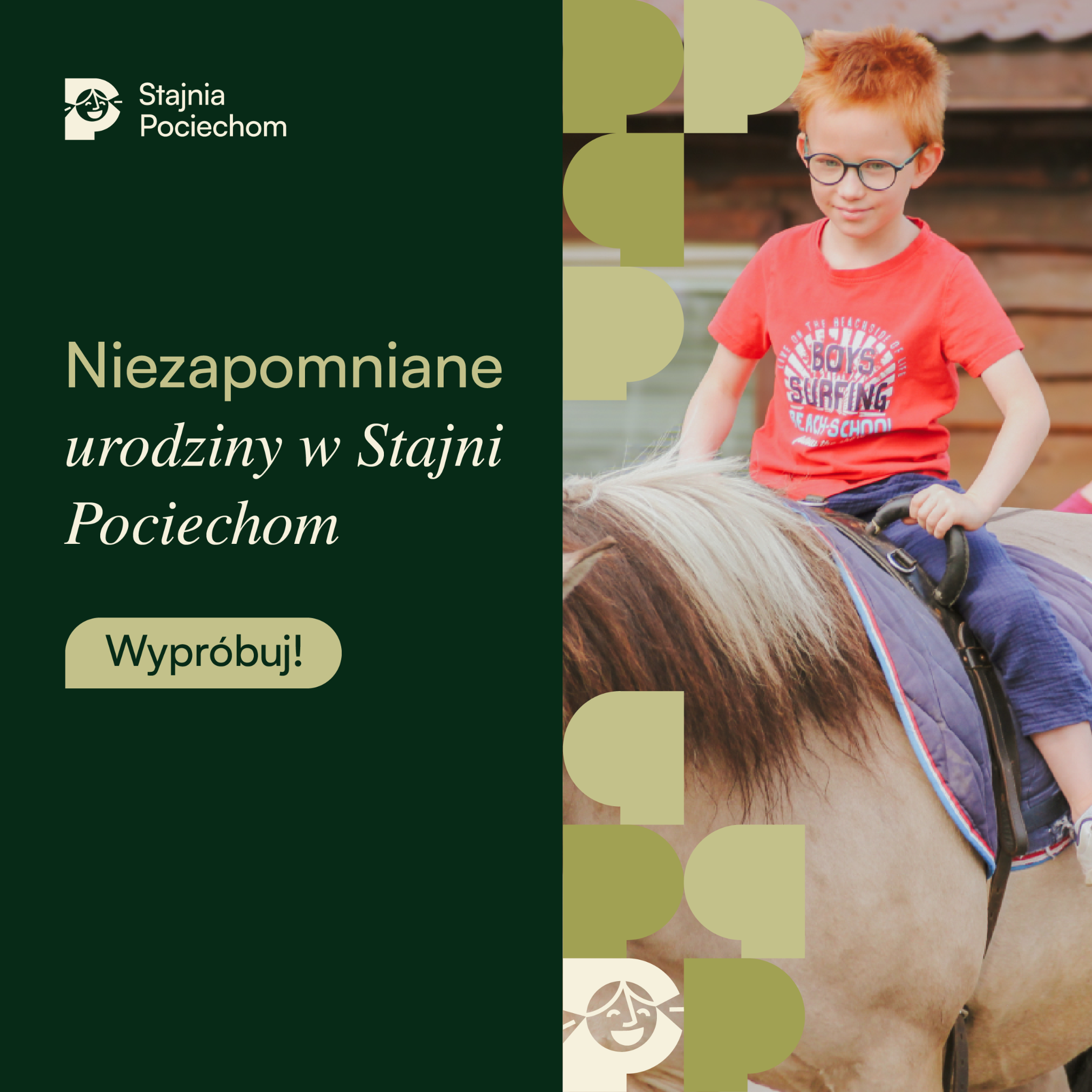 Stajnia Pociechom Facebook ad