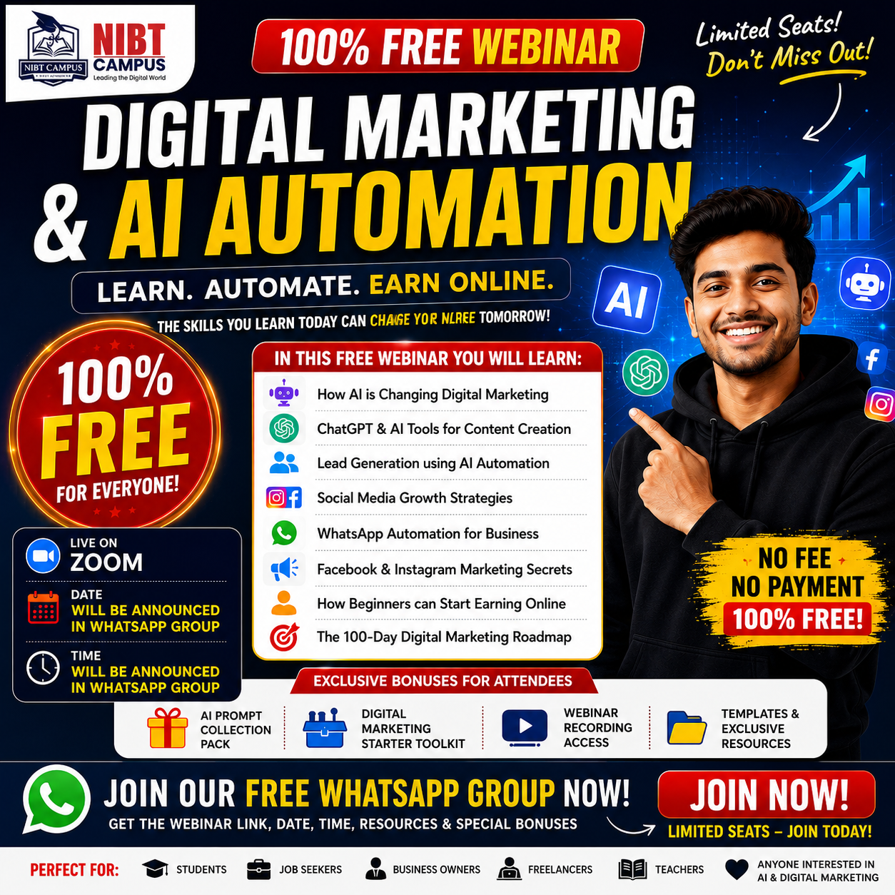 NIBT Campus Facebook ad