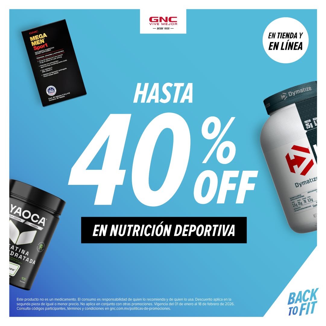 GNC México Facebook ad
