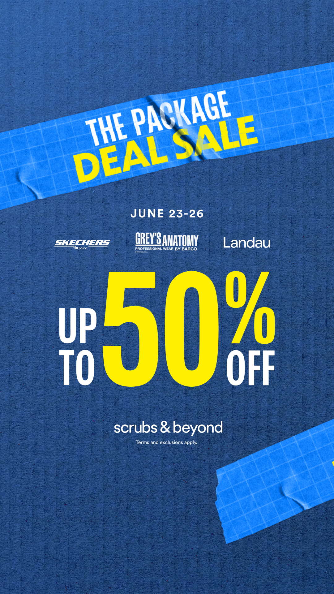 Scrubs & Beyond Facebook ad