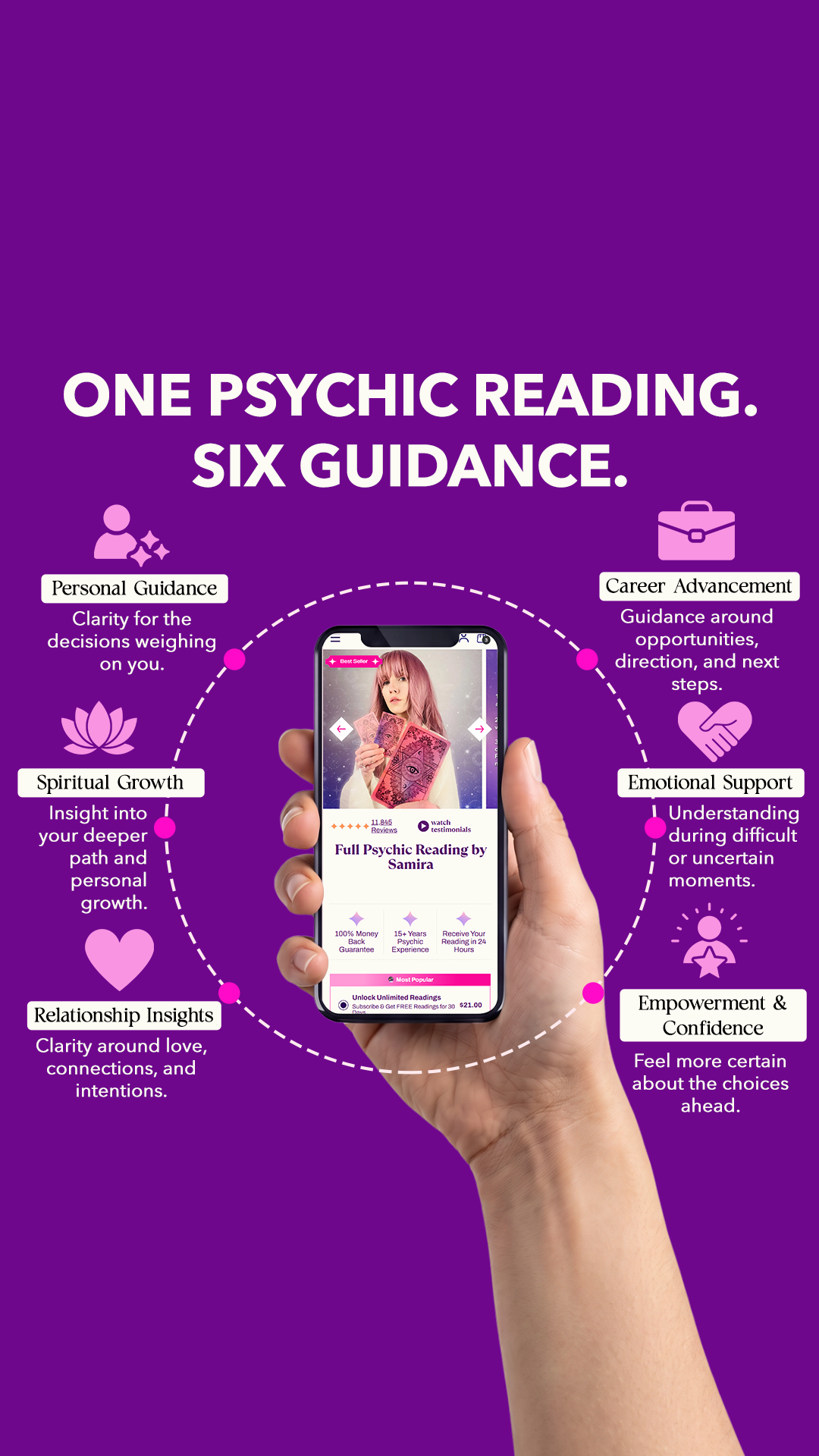 Psychic Samira Facebook ad