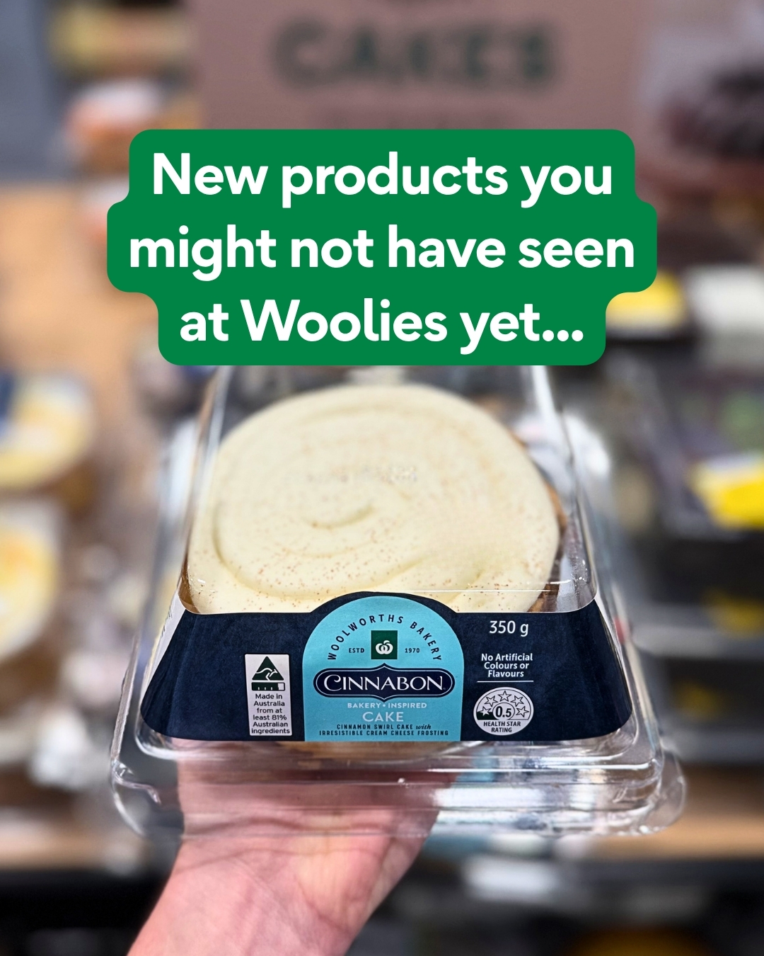 Woolworths New Zealand Facebook ad: New, new, new!