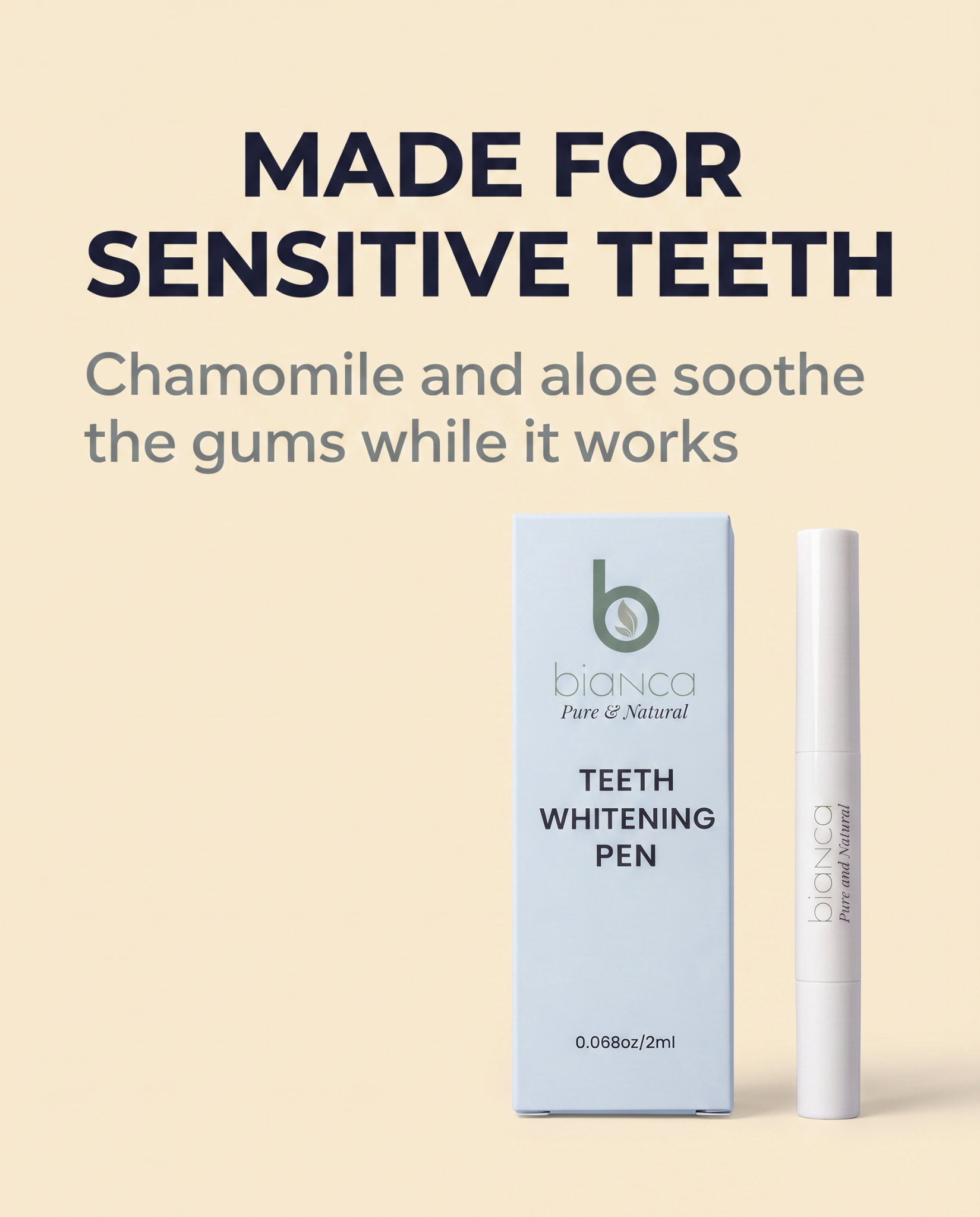 Bianca Bright Facebook ad: Built for teeth that have punished you