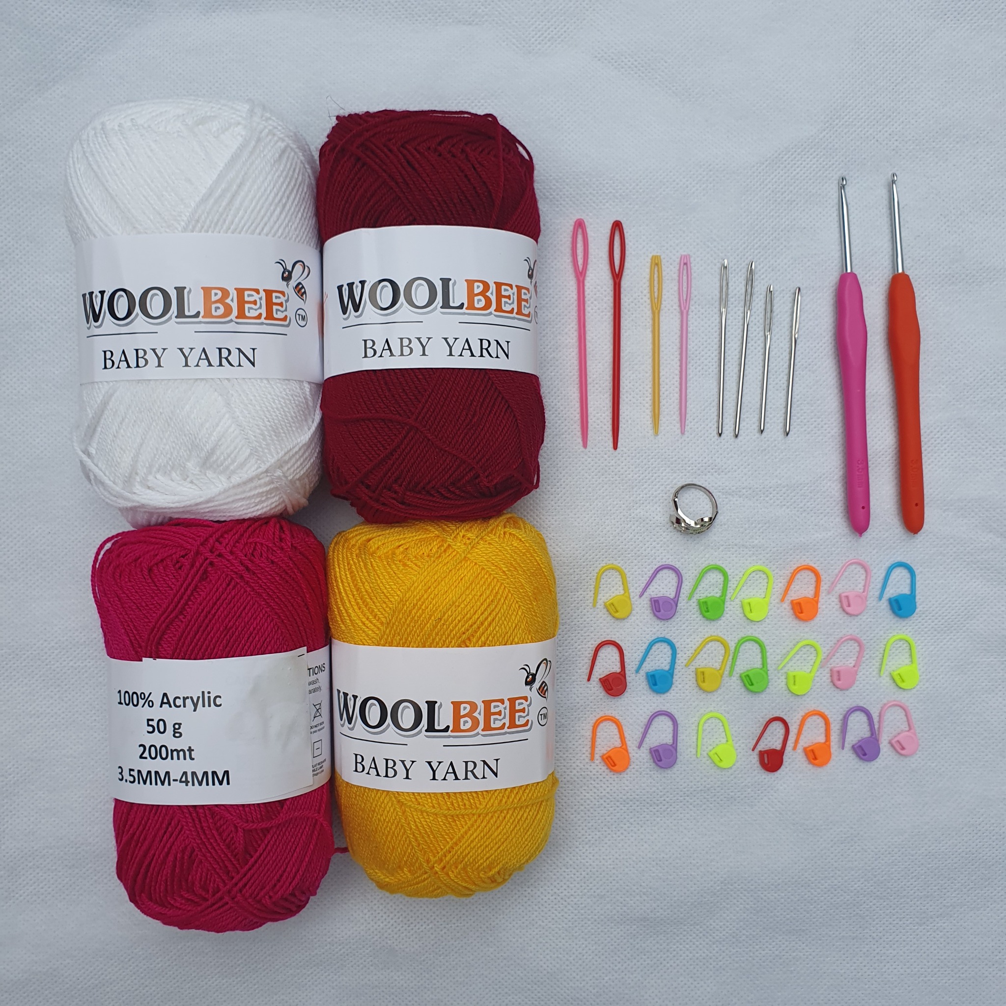 Shophop.pk Facebook ad: WoolBee Basic Beginner Crochet Kit