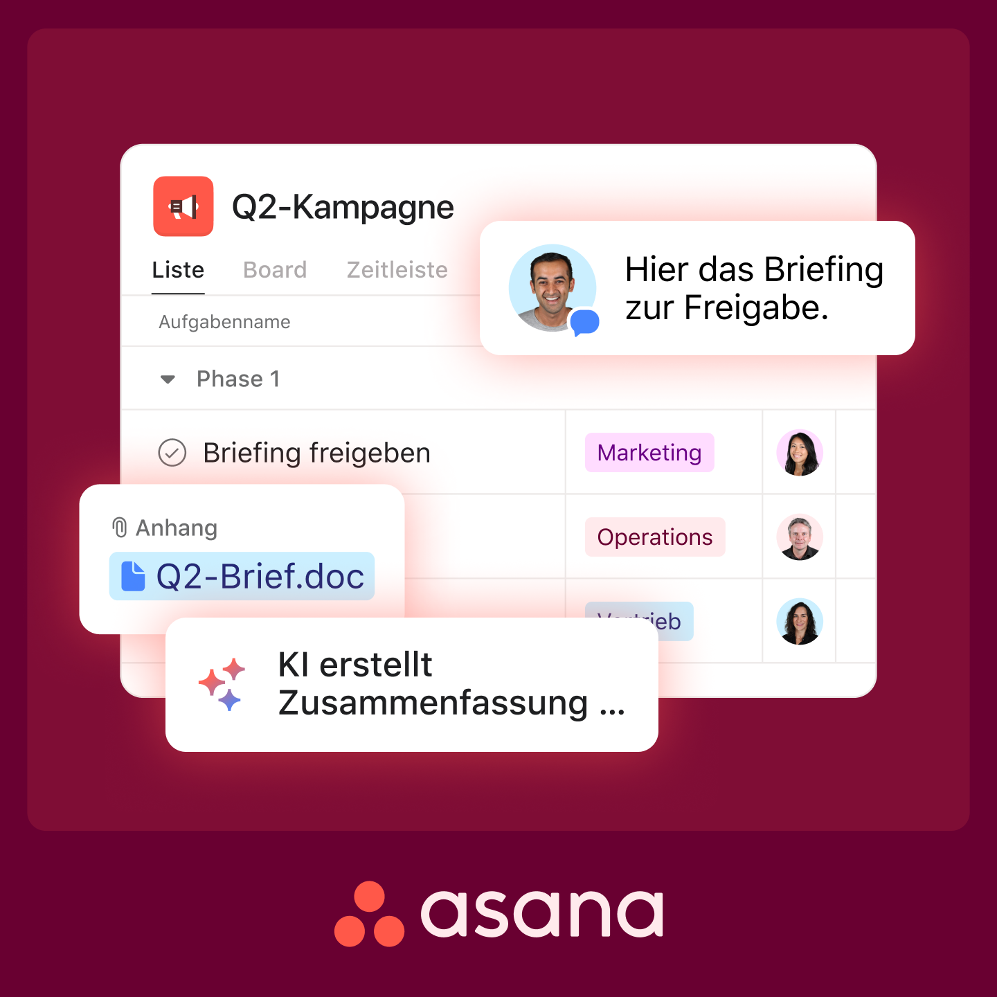 Asana Facebook ad