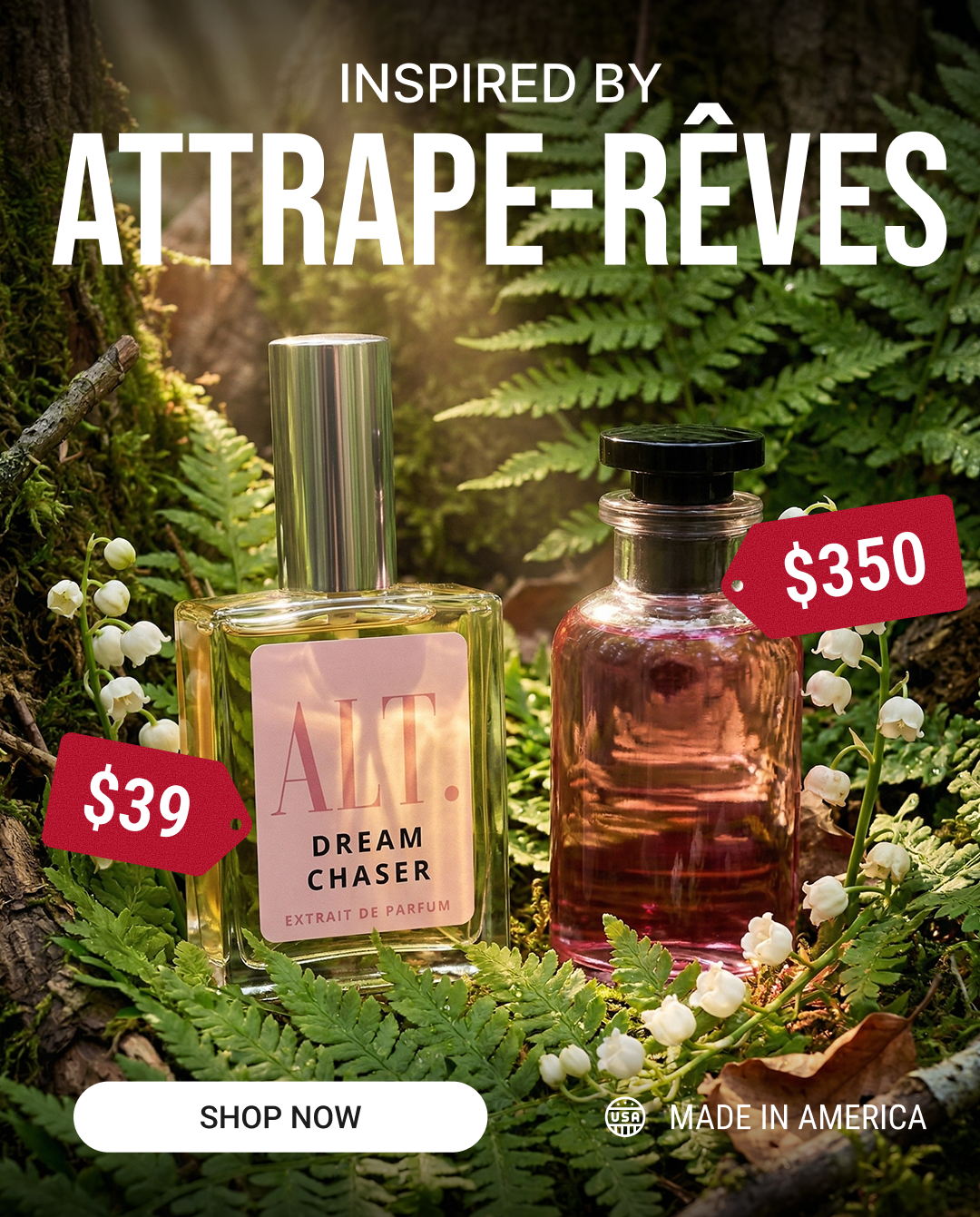 ALT. Fragrances Facebook ad