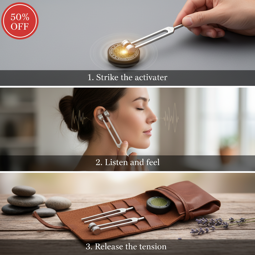 Kikishop Facebook ad: Tuning Fork Set with Activator