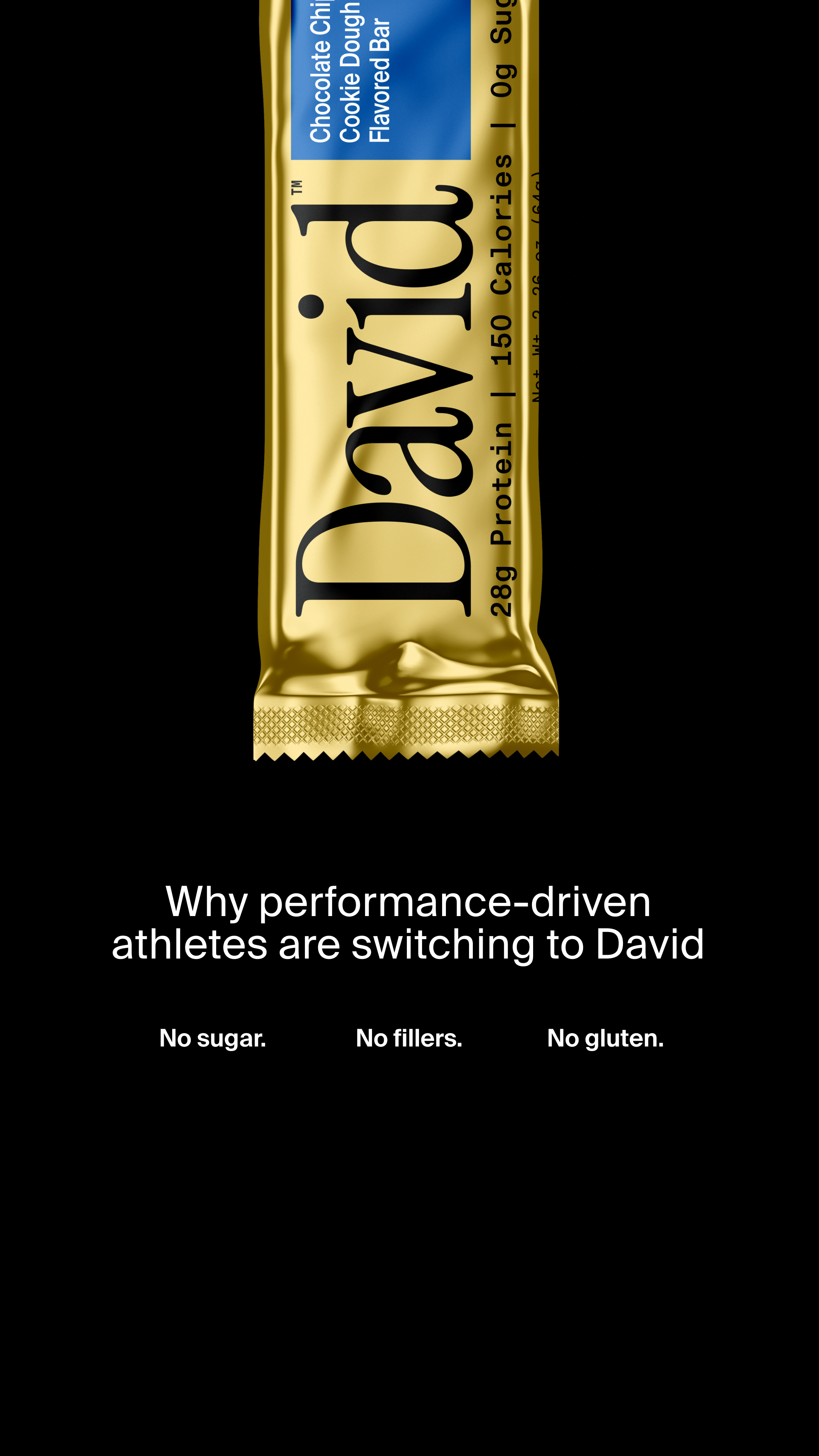 David Protein Facebook ad