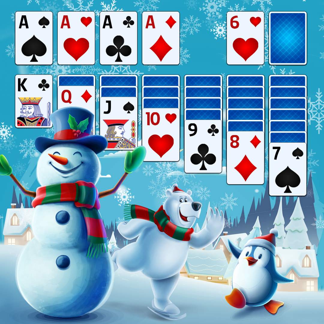Solitaire Card Game Community Facebook ad: Start now!