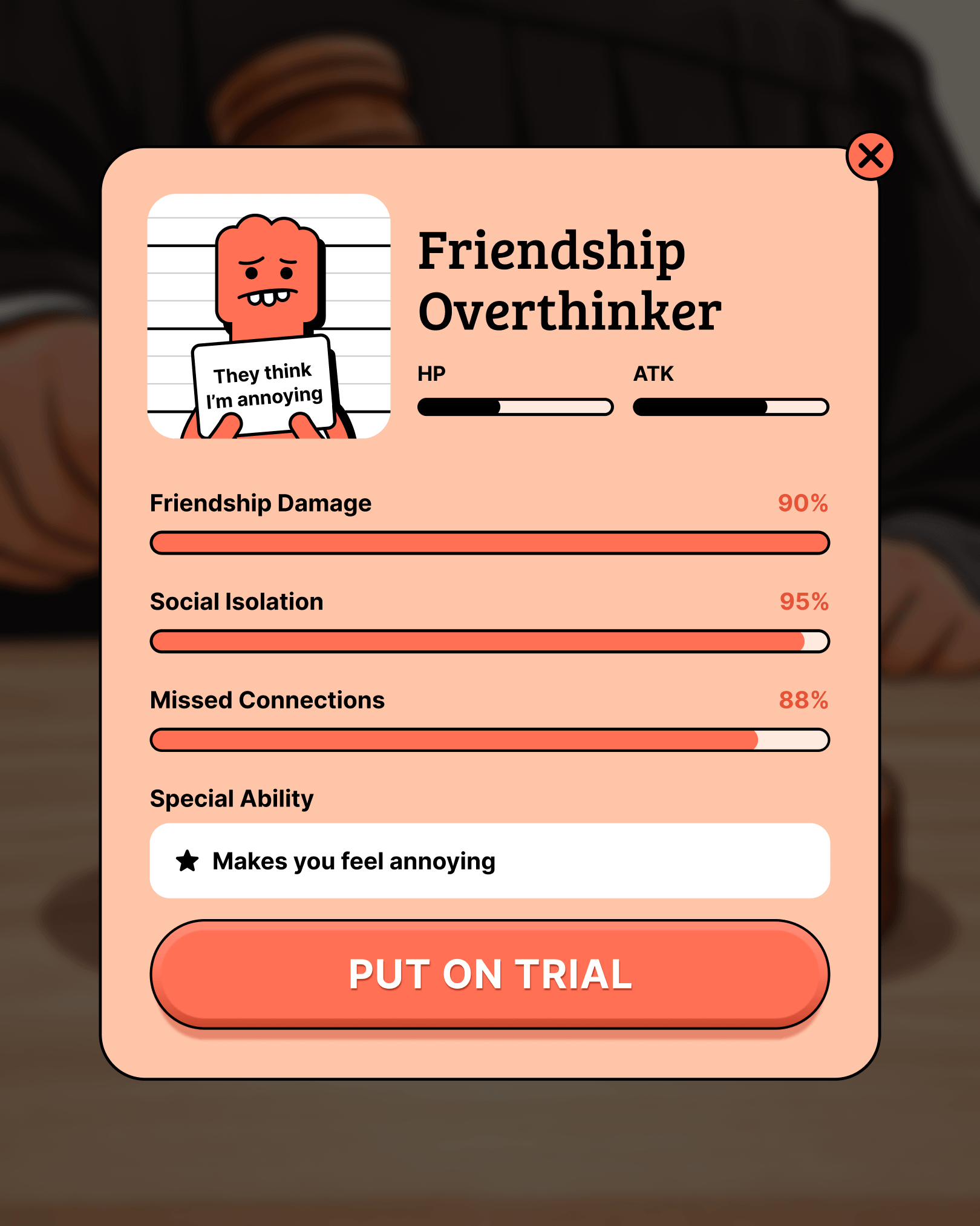 In My Head Facebook ad