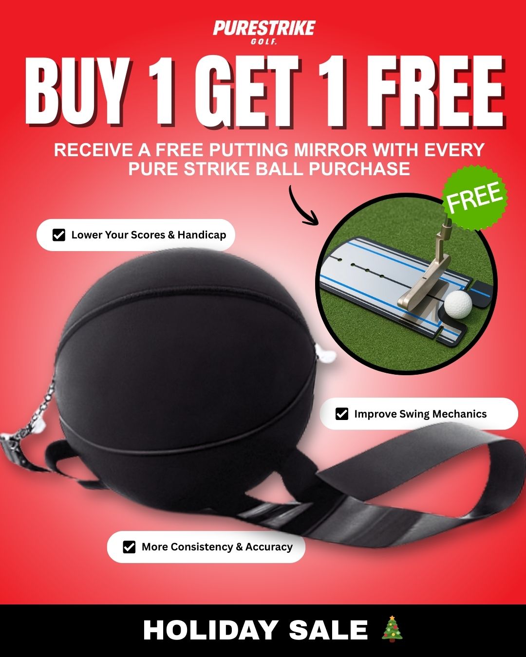 PureStrike Golf Facebook ad
