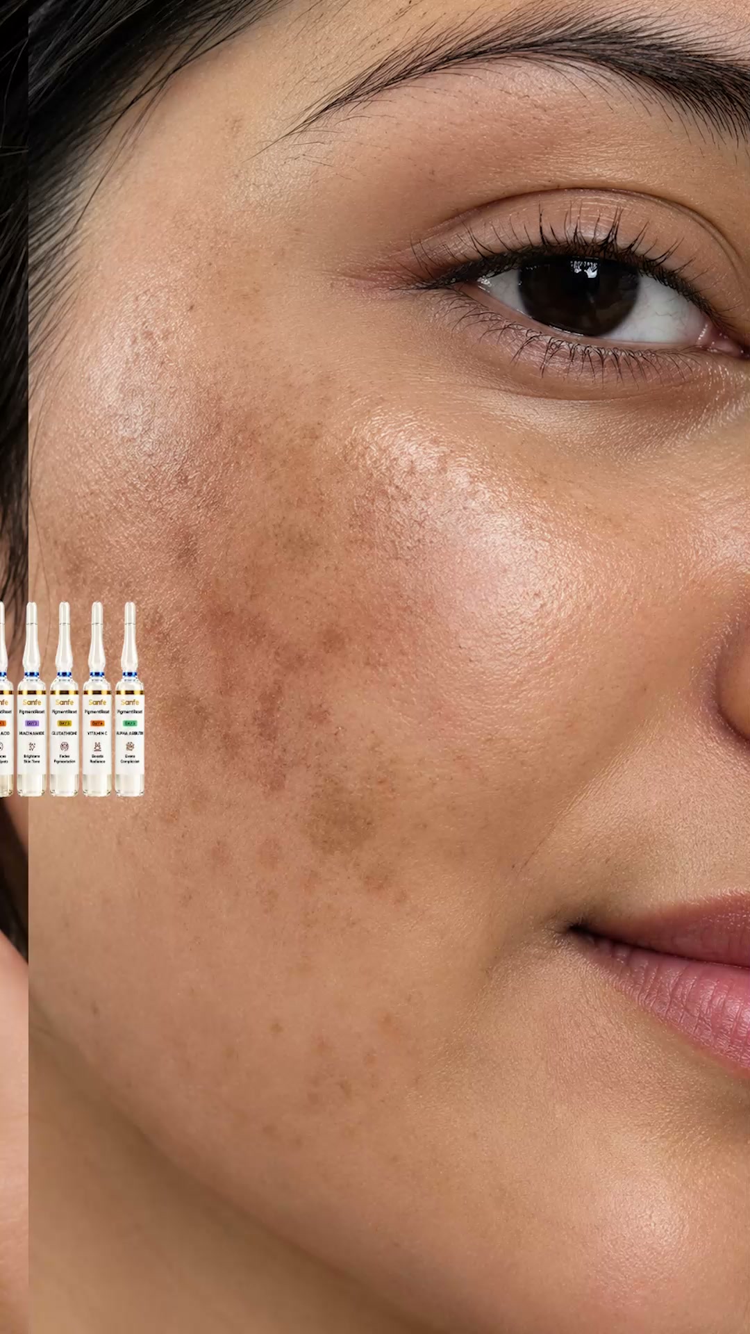 Sanfe India Facebook ad: Boosts skin radiance