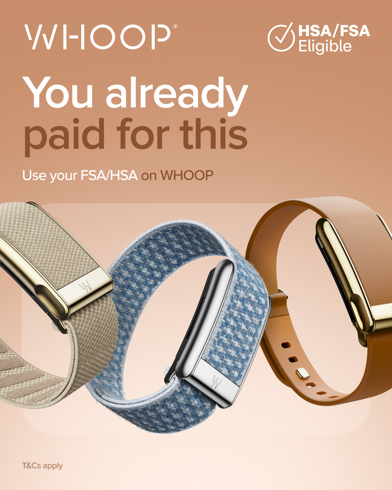 WHOOP Facebook ad