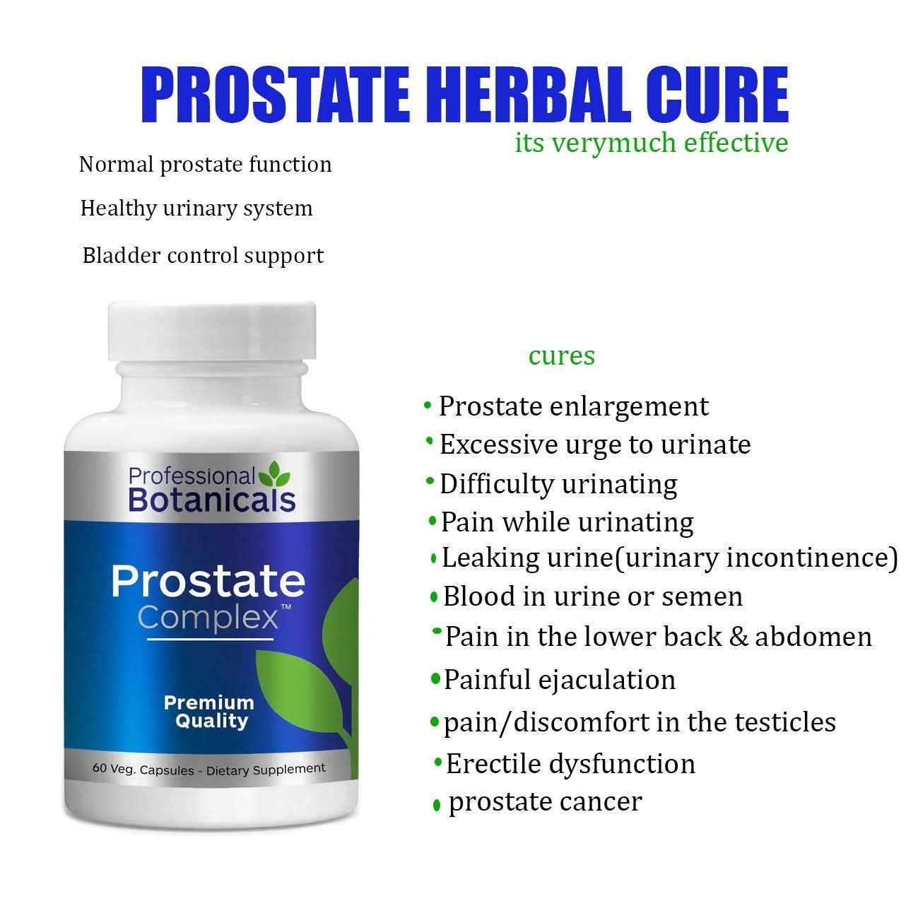 God care herbal clinic Zambia Facebook ad: SYMPTOMS OF PROSTATE INFLAMMATION