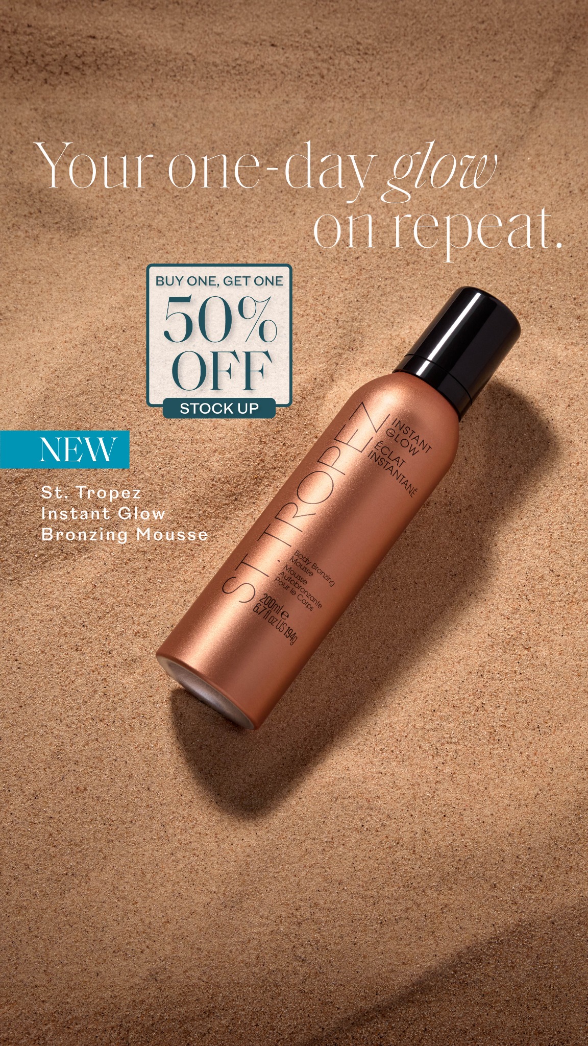 St Tropez Tan Facebook ad
