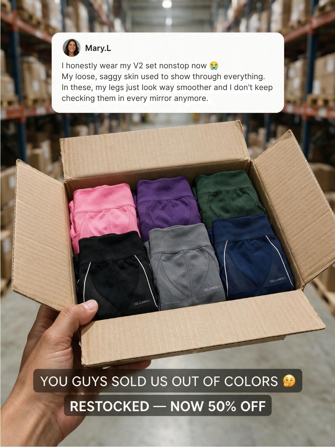 Cellumove Fitwear Facebook ad