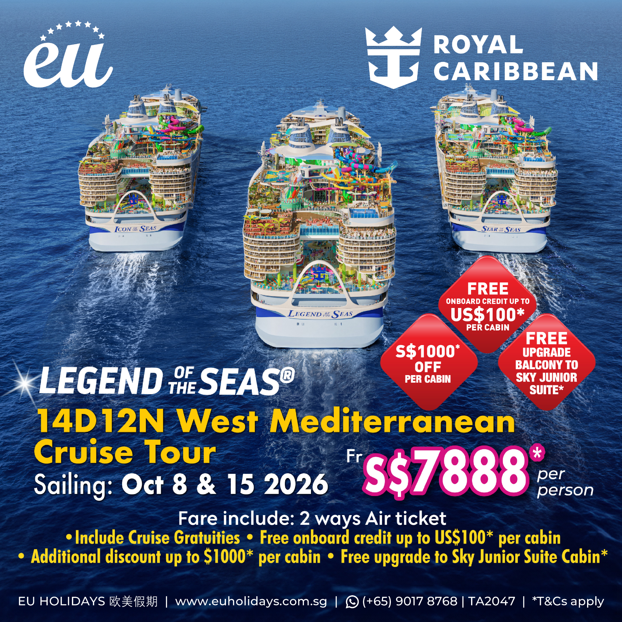 EU Holidays Facebook ad