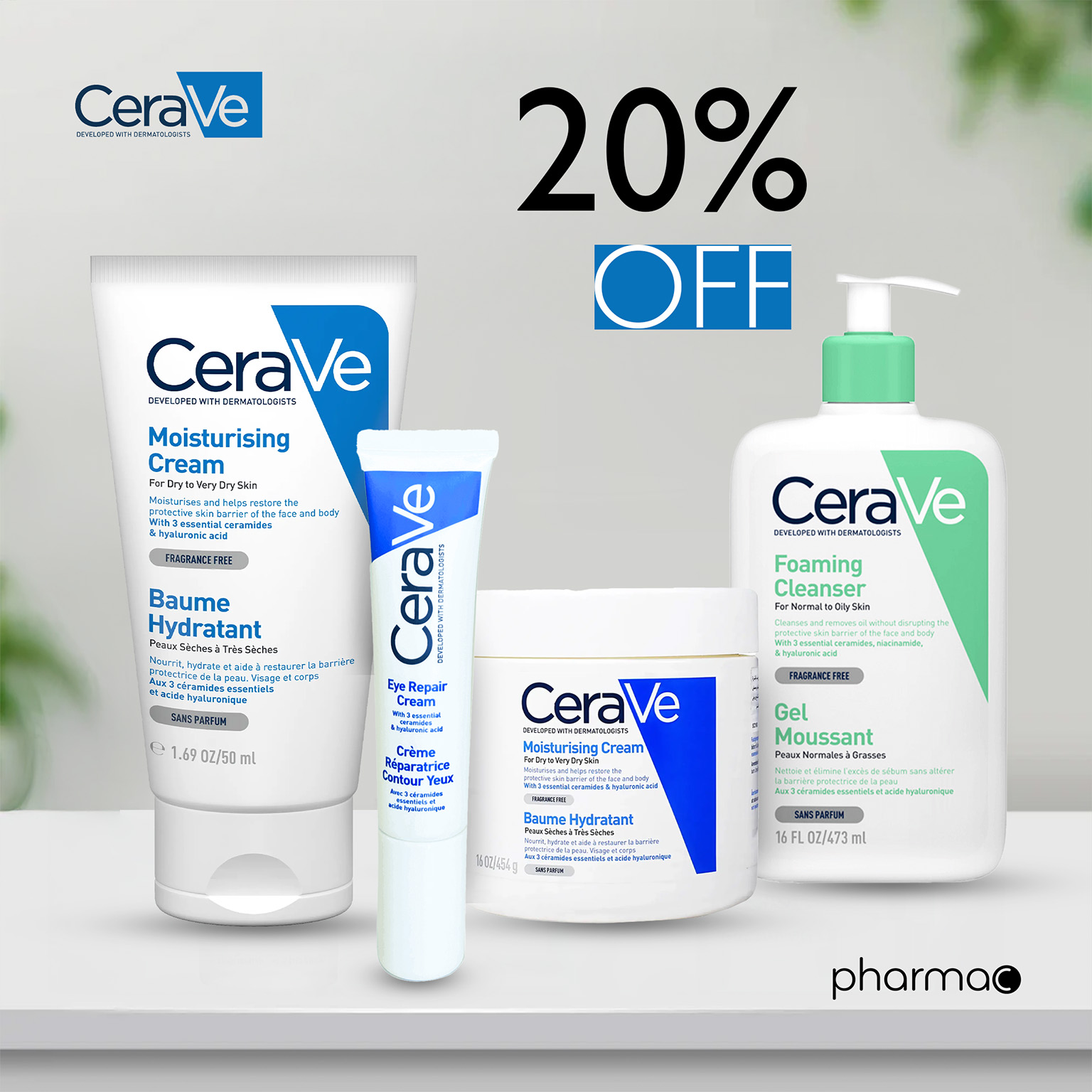 Pharmackw Facebook ad: Shop In Store, Pharma C