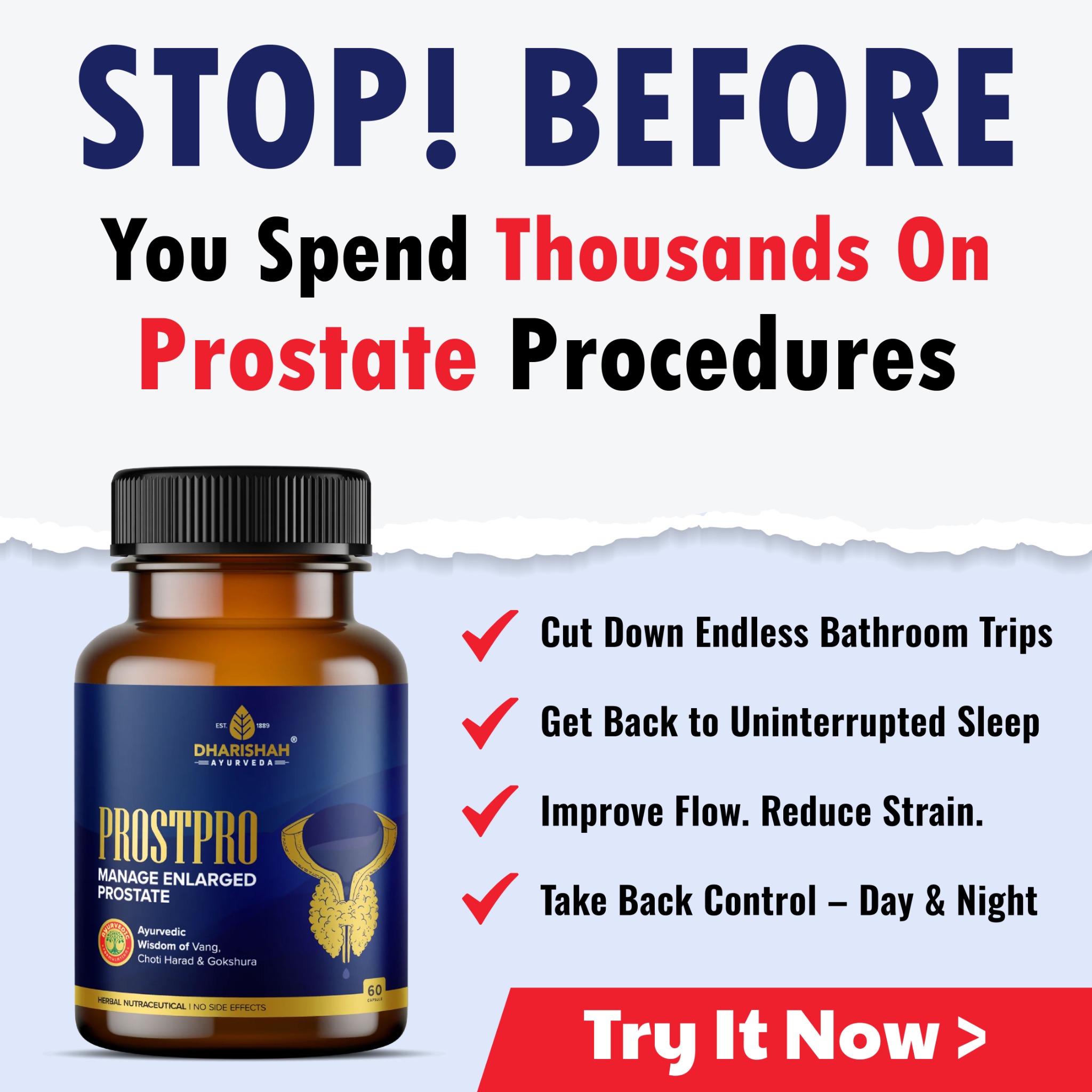 Dharishah Ayurveda Facebook ad