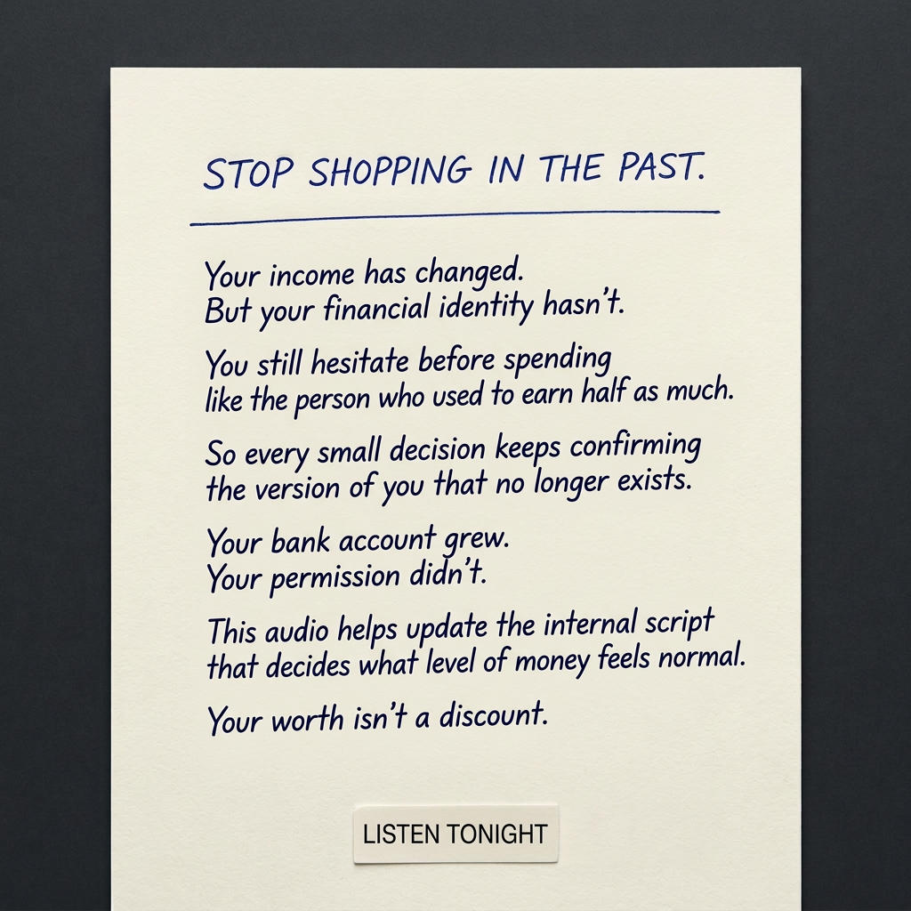 Millionaire Mindset Facebook ad: Stop Chasing Money. Attract It