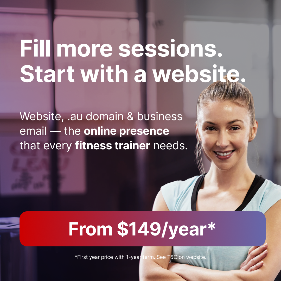 Domain Central Facebook ad: One Bundle for A$149*/Year