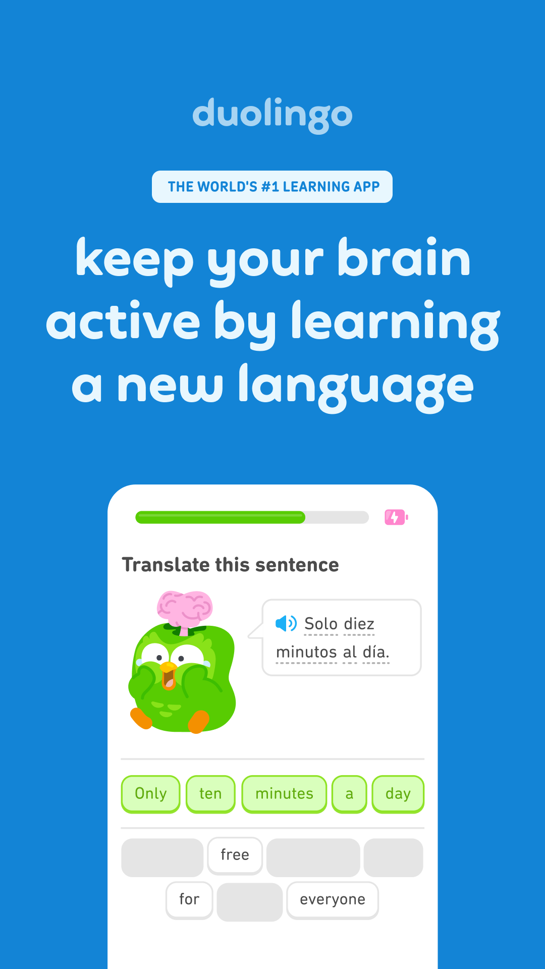 Duolingo Facebook ad