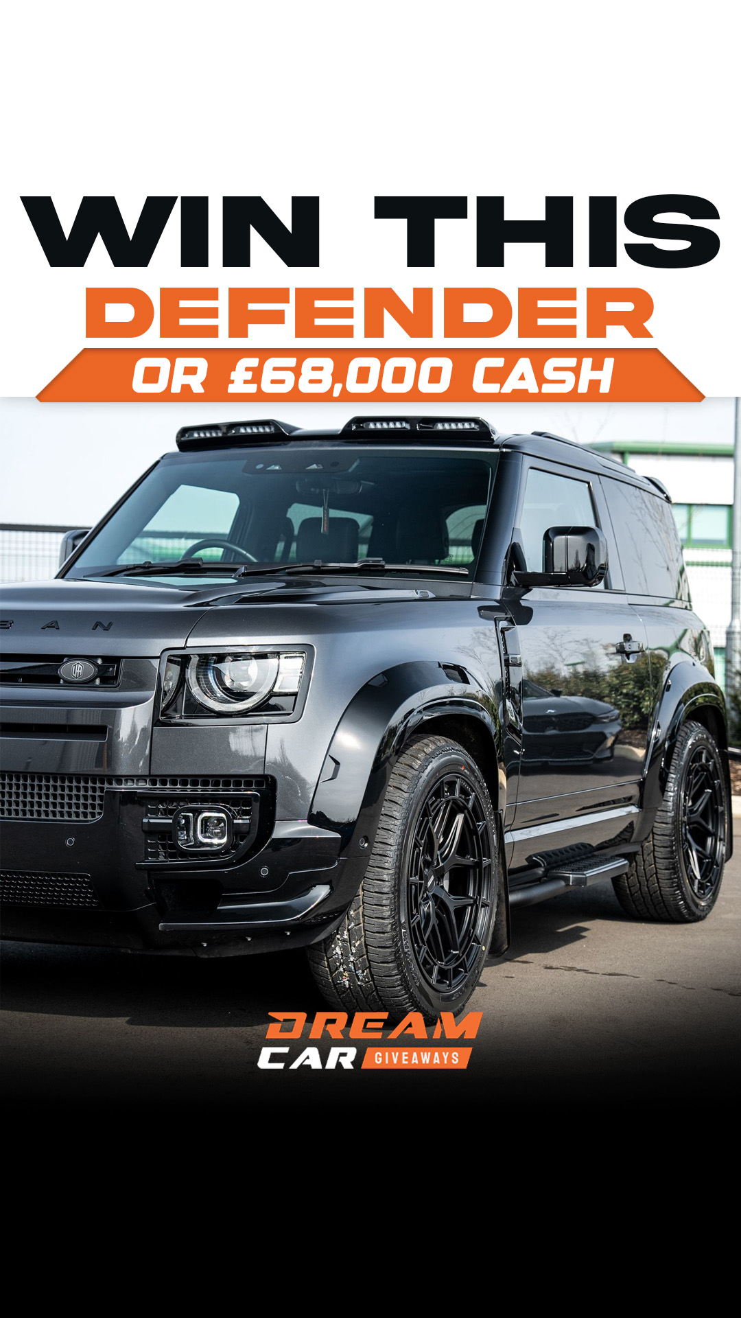 Dream Car Giveaways Facebook ad