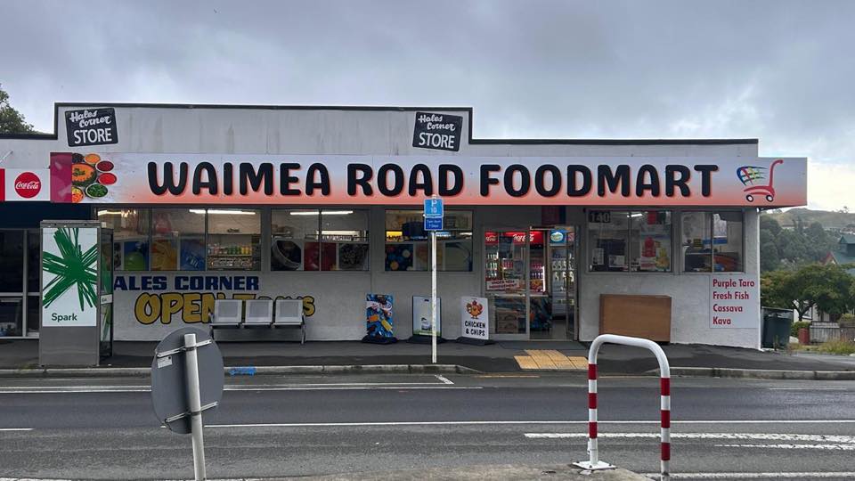 Waimea roadfoodmart Facebook ad: All are welcome Kiwi Grocery Fiji Islanders Frozen…